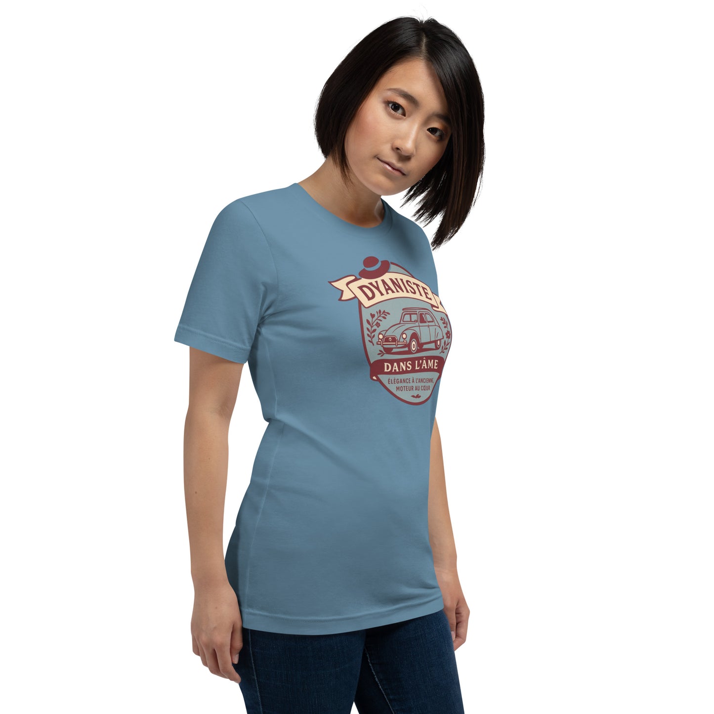 T-shirt « Dyaniste dans l'âme » – L'élégance sur roulettes, la nostalgie dans le style