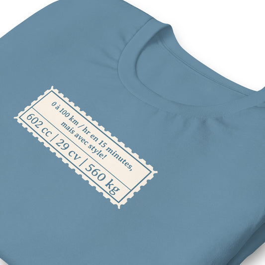 🚗 2CV Performance T-shirt – Langzaam, maar met stijl! 😎 – Verkrijgbaar in verschillende kleuren