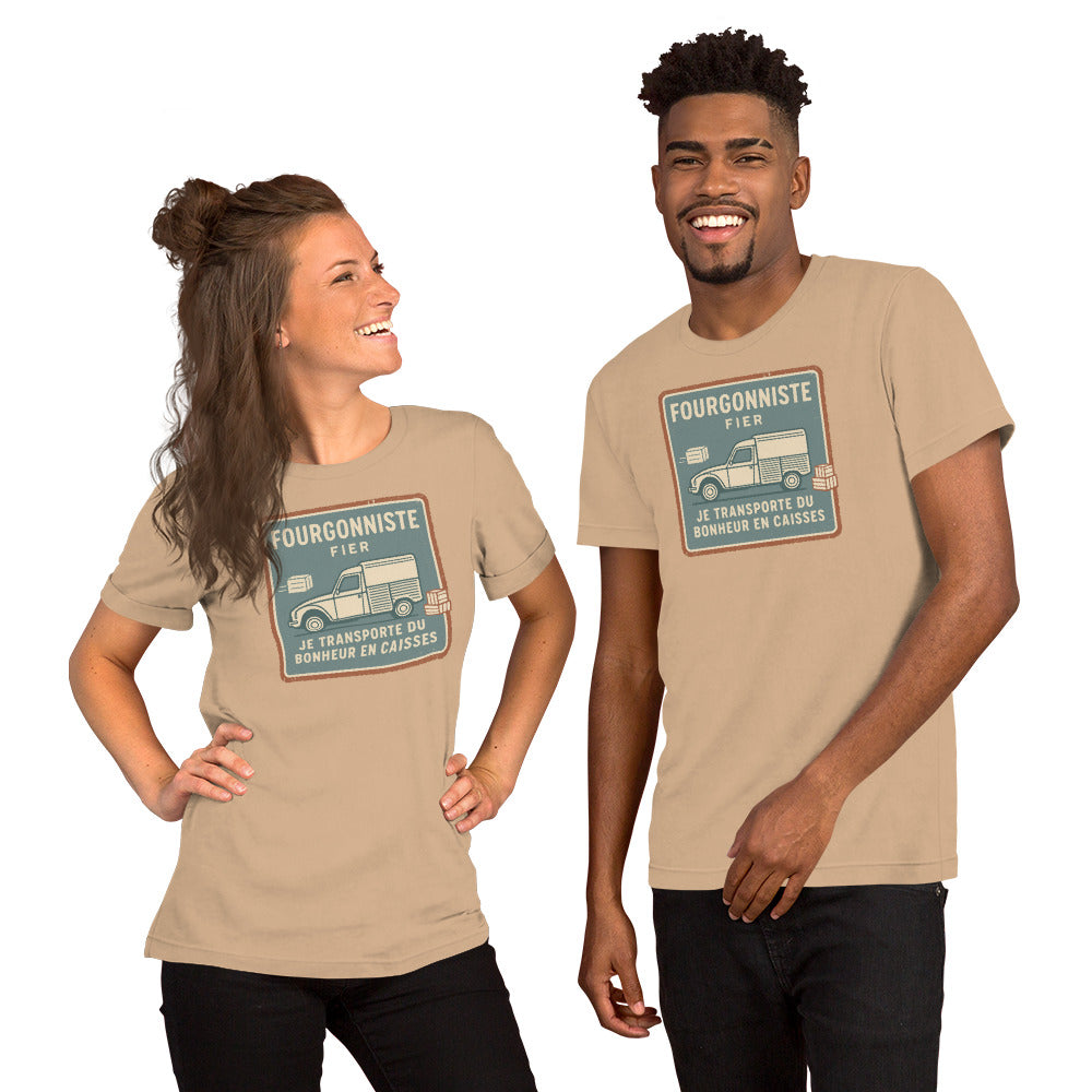 🚚 T-shirt “Fourgonniste Fier” – For proud duck drivers with loading space