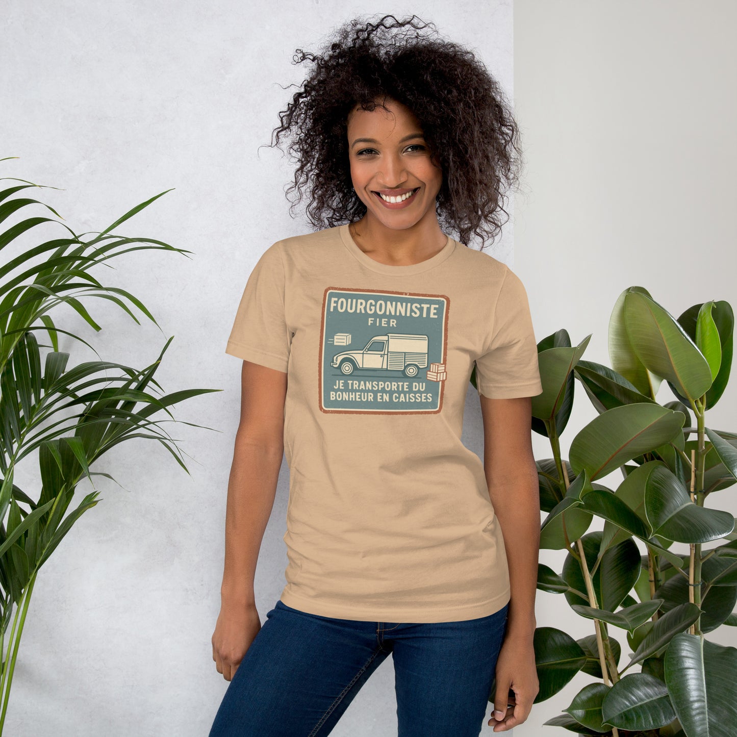 🚚 T-shirt “Fourgonniste Fier” – For proud duck drivers with loading space