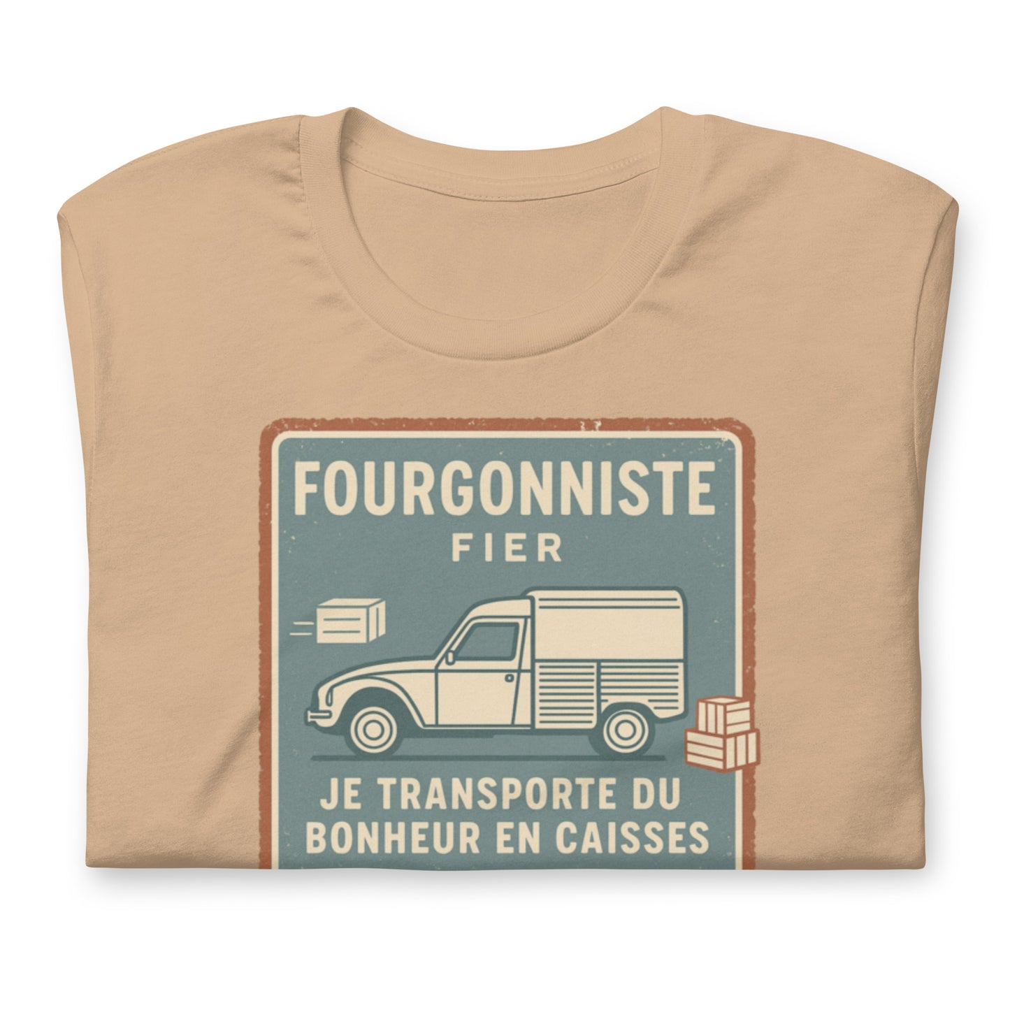 🚚 T-shirt “Fourgonniste Fier” – For proud duck drivers with loading space