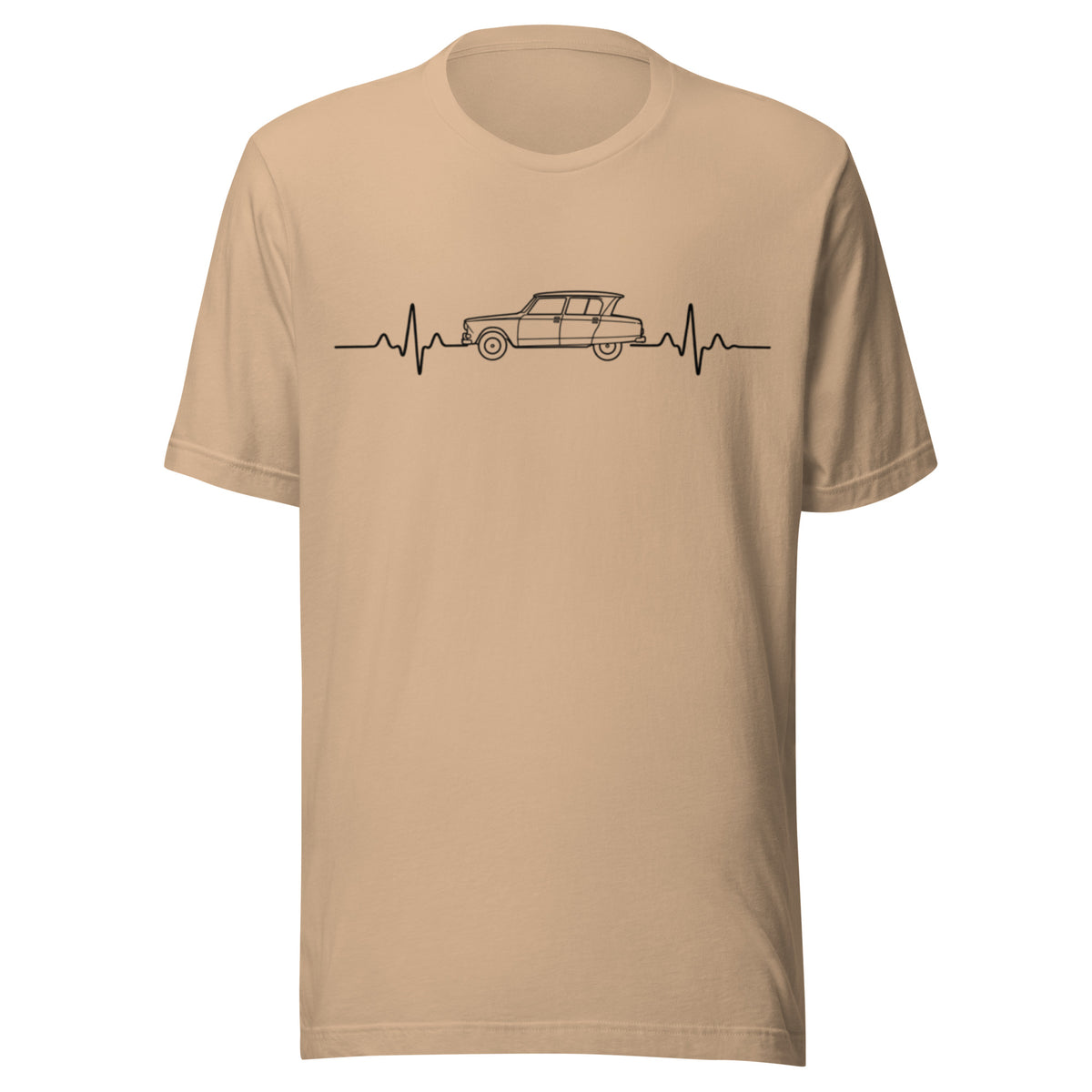 Citroën AMI6 Heartbeat T-shirt – Minimalist Line Drawing | Heartbeat Collection