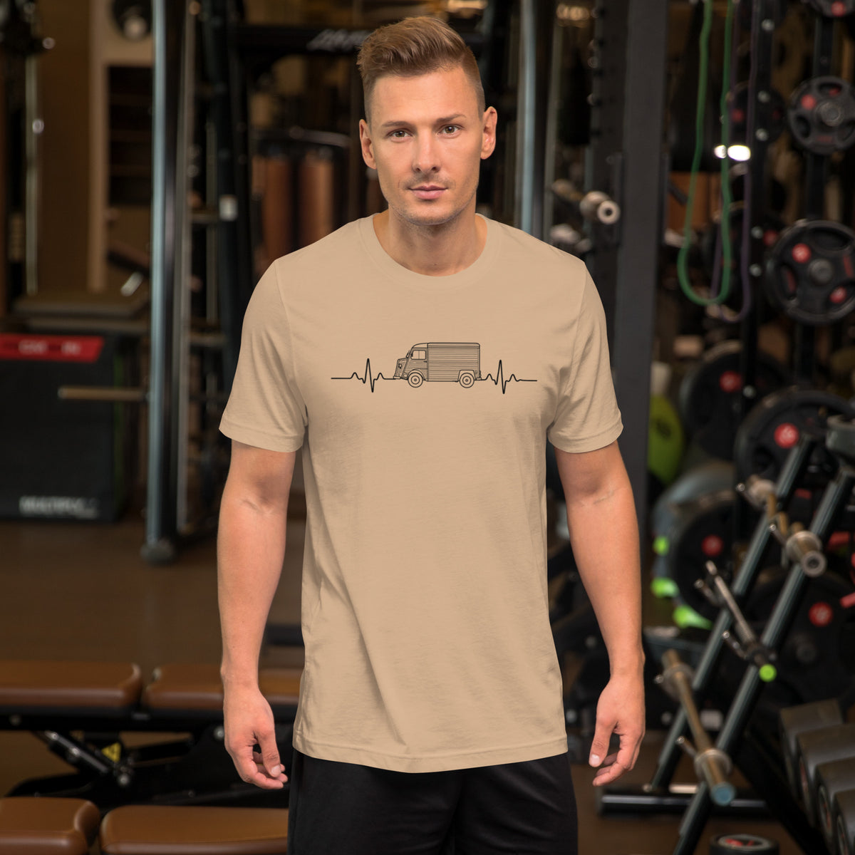 Citroën HY Heartbeat T-shirt – Minimalistische Lijntekening | Heartbeat Collectie