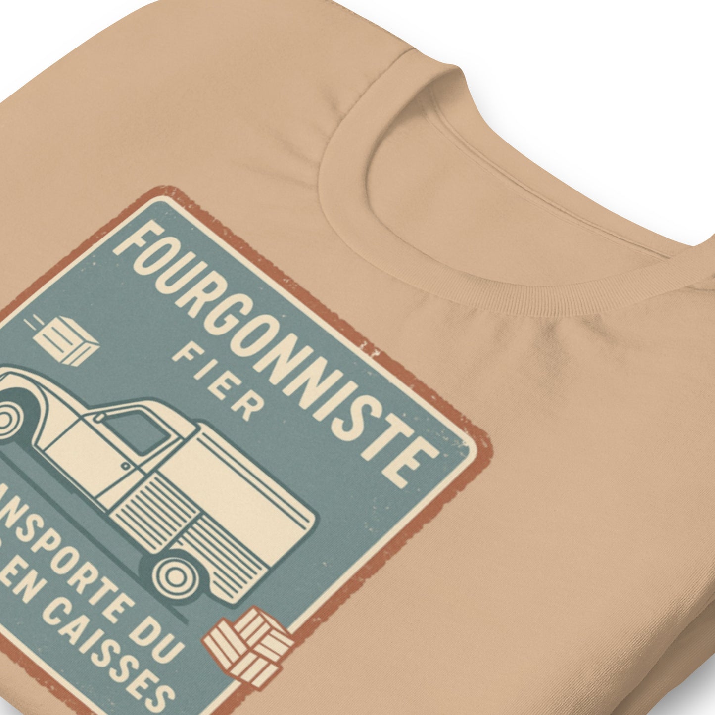 🚚 T-shirt “Fourgonniste Fier” – For proud duck drivers with loading space