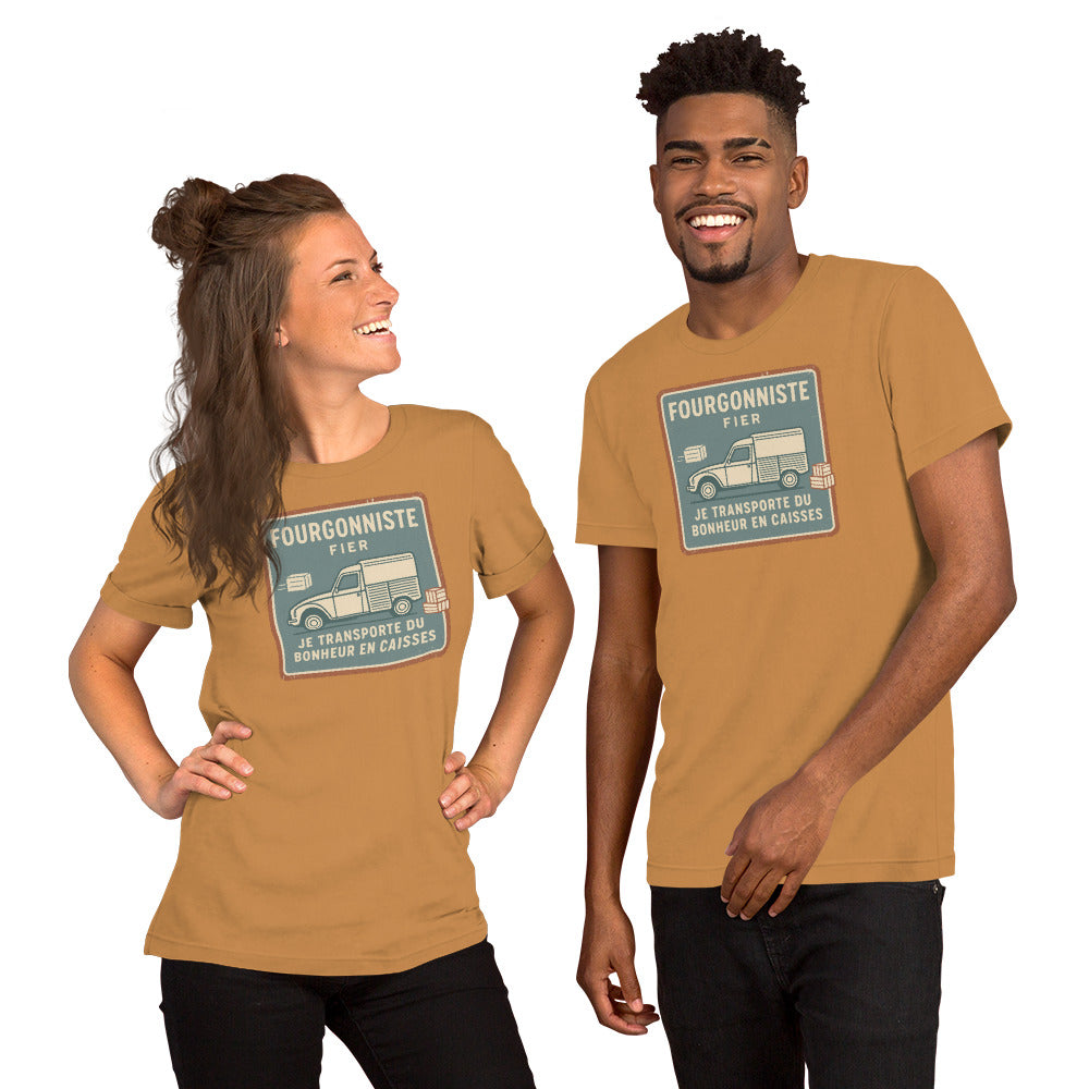 🚚 T-shirt “Fourgonniste Fier” – For proud duck drivers with loading space
