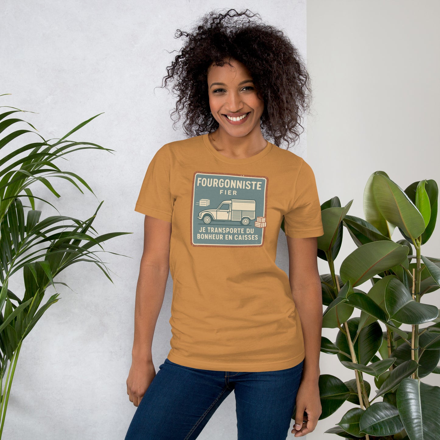 🚚 T-shirt “Fourgonniste Fier” – For proud duck drivers with loading space