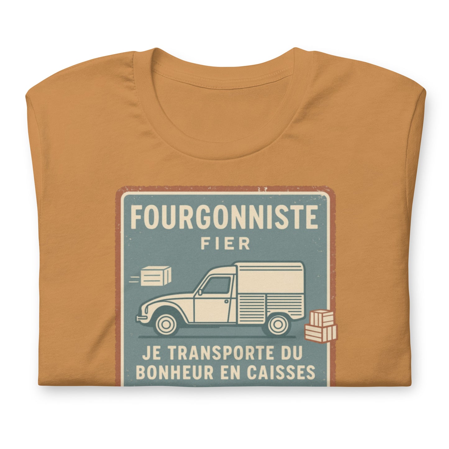 🚚 T-shirt “Fourgonniste Fier” – For proud duck drivers with loading space