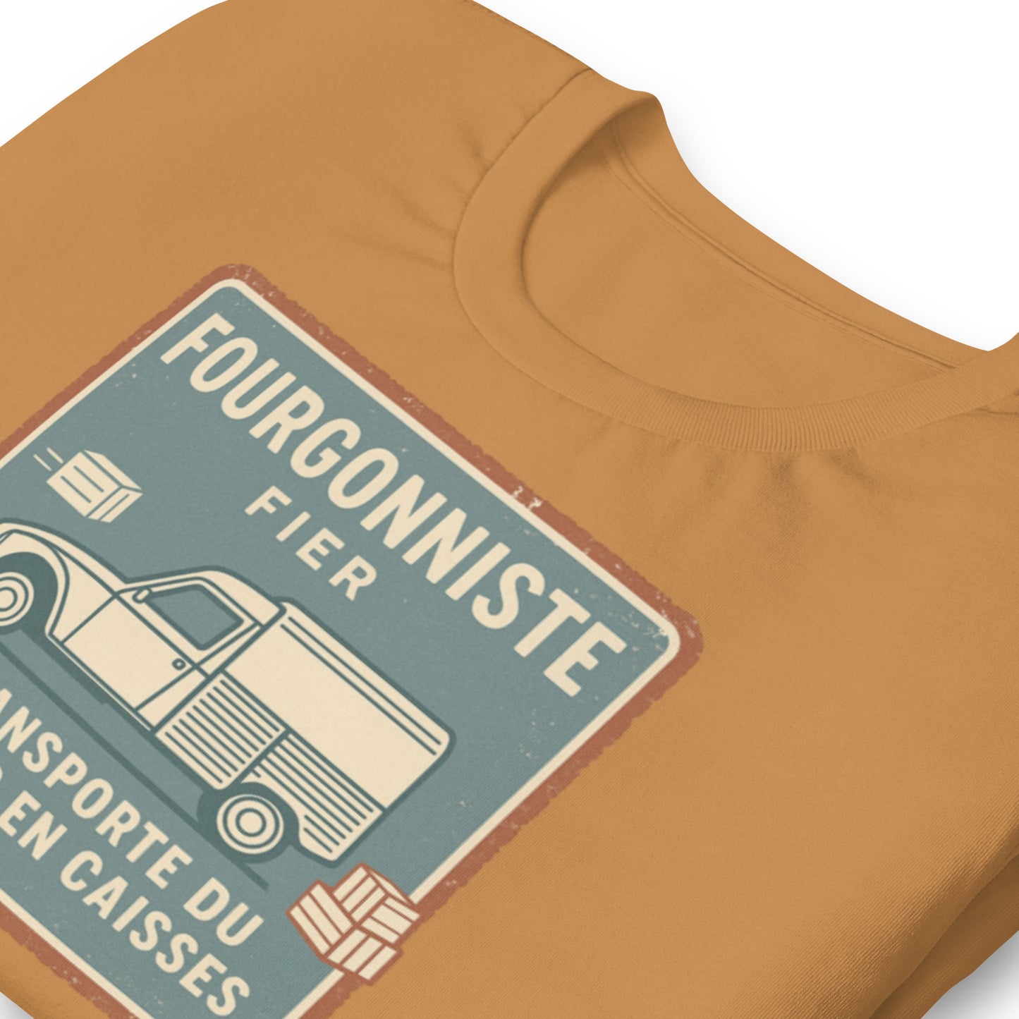 🚚 T-shirt “Fourgonniste Fier” – For proud duck drivers with loading space