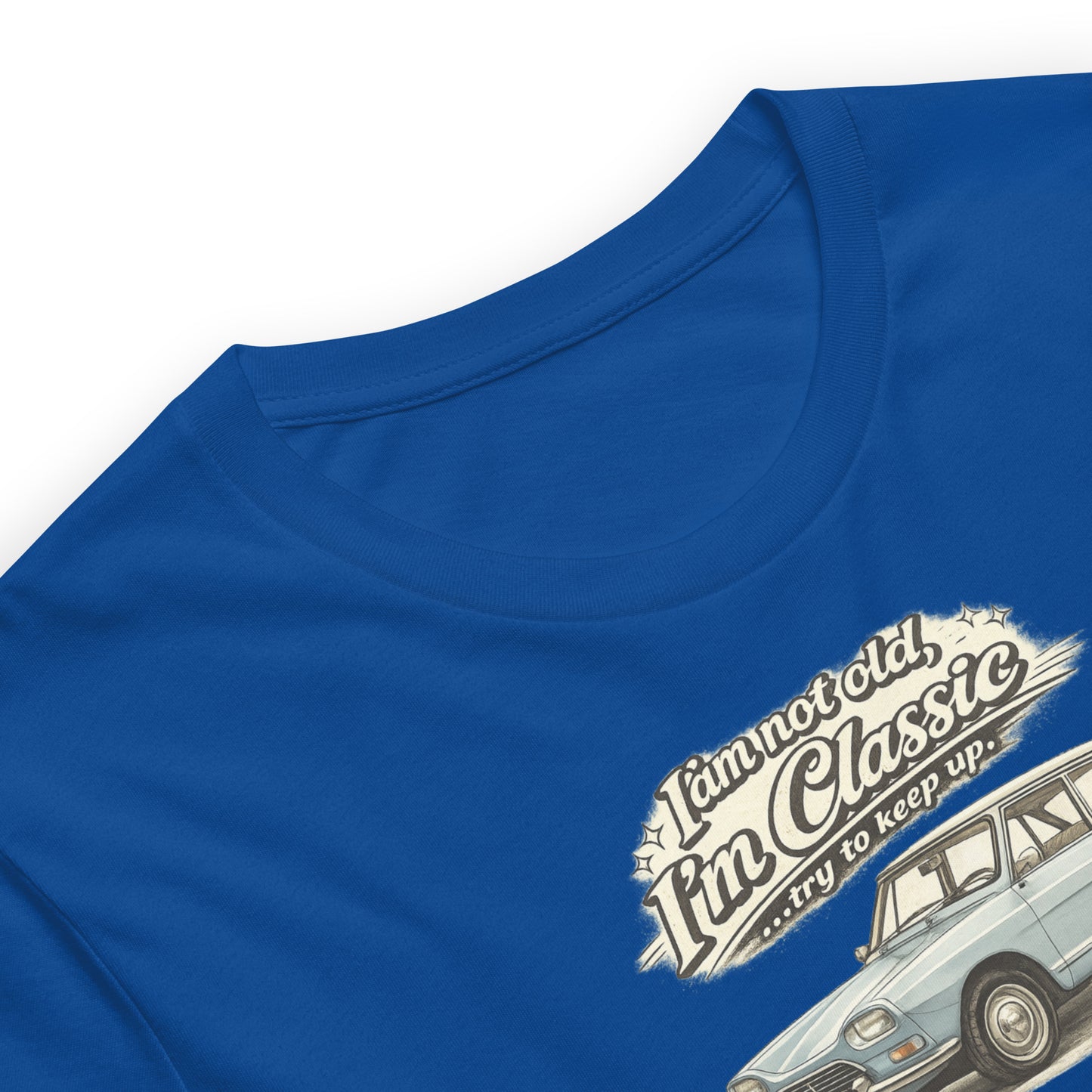 Citroën Ami 8 Classic T-shirt – Vintage Auto Illustratie | Classic Collectie