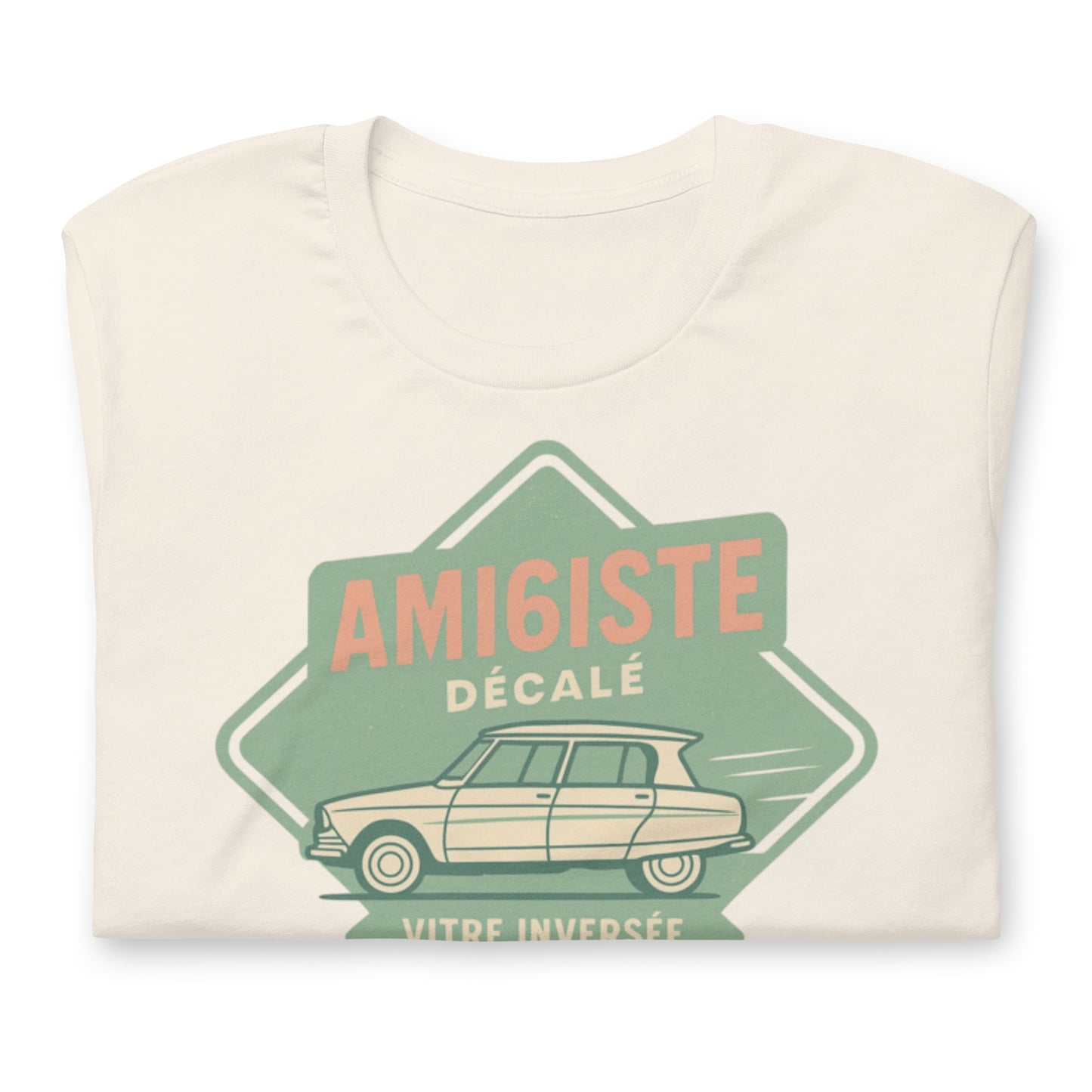 👕 T-shirt « Ami6iste Décalé » – Pour l’esprit libre avec losange inversé !