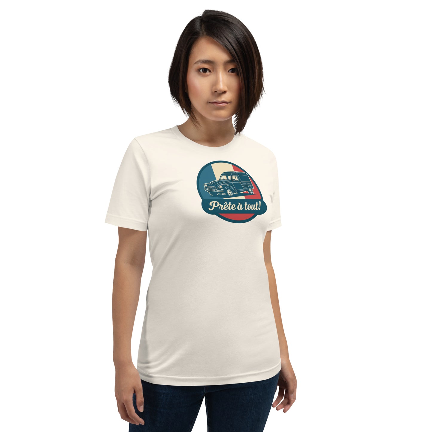 👕 T-shirt “Prête à tout!” – Citroën Acadiane: Altijd klaar voor actie
