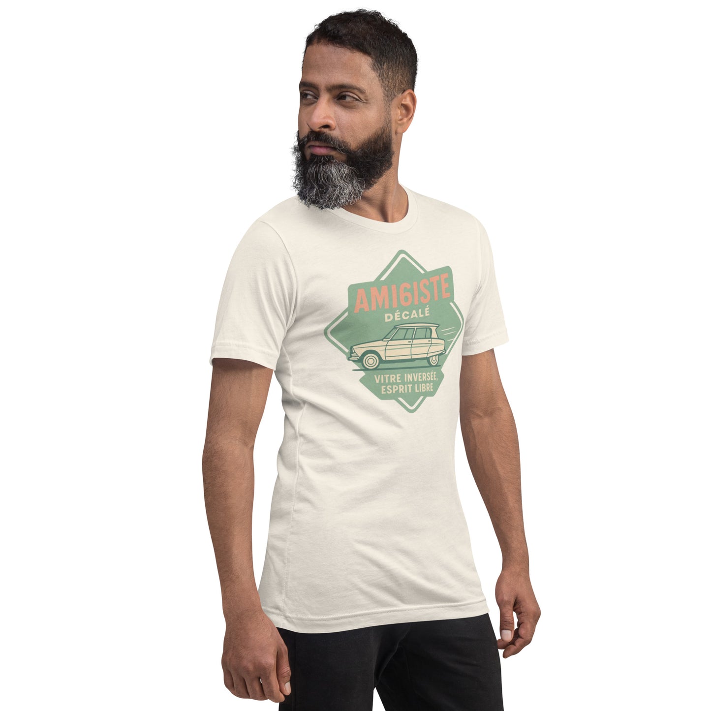 👕 T-shirt « Ami6iste Décalé » – Pour l’esprit libre avec losange inversé !