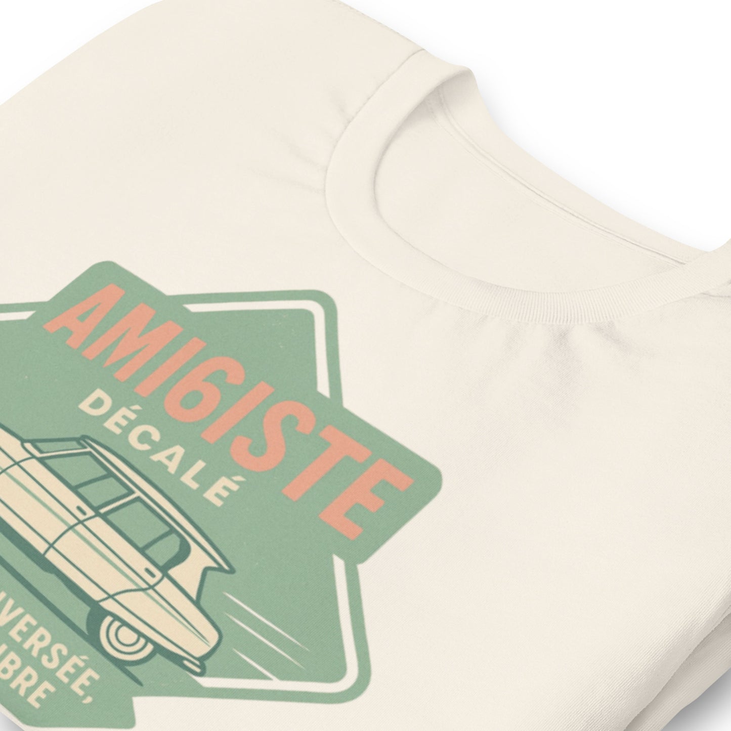 👕 T-shirt « Ami6iste Décalé » – Pour l’esprit libre avec losange inversé !