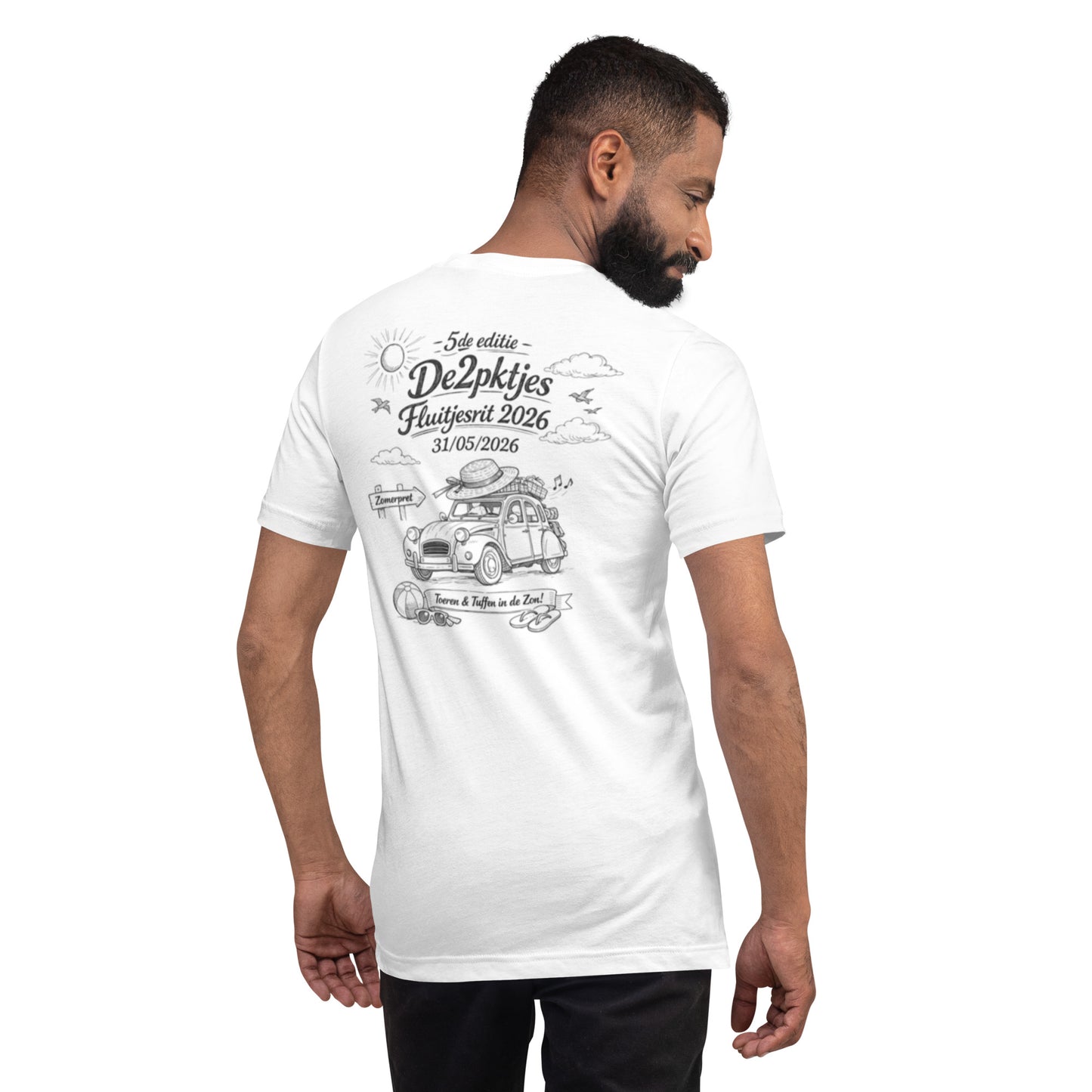 De2pk’tjes Fluitjesrit 2026 – 5de Editie Herinnerings T-shirt