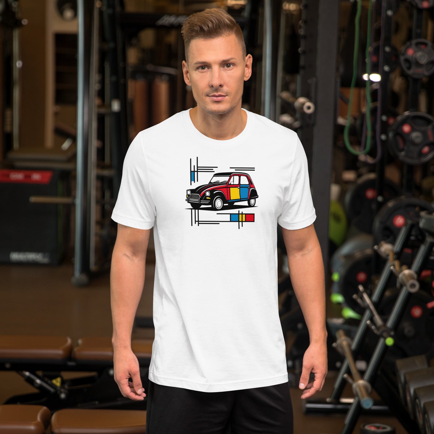T-shirt "Collection Mondriaan – Citroën Dyane Color Classic"