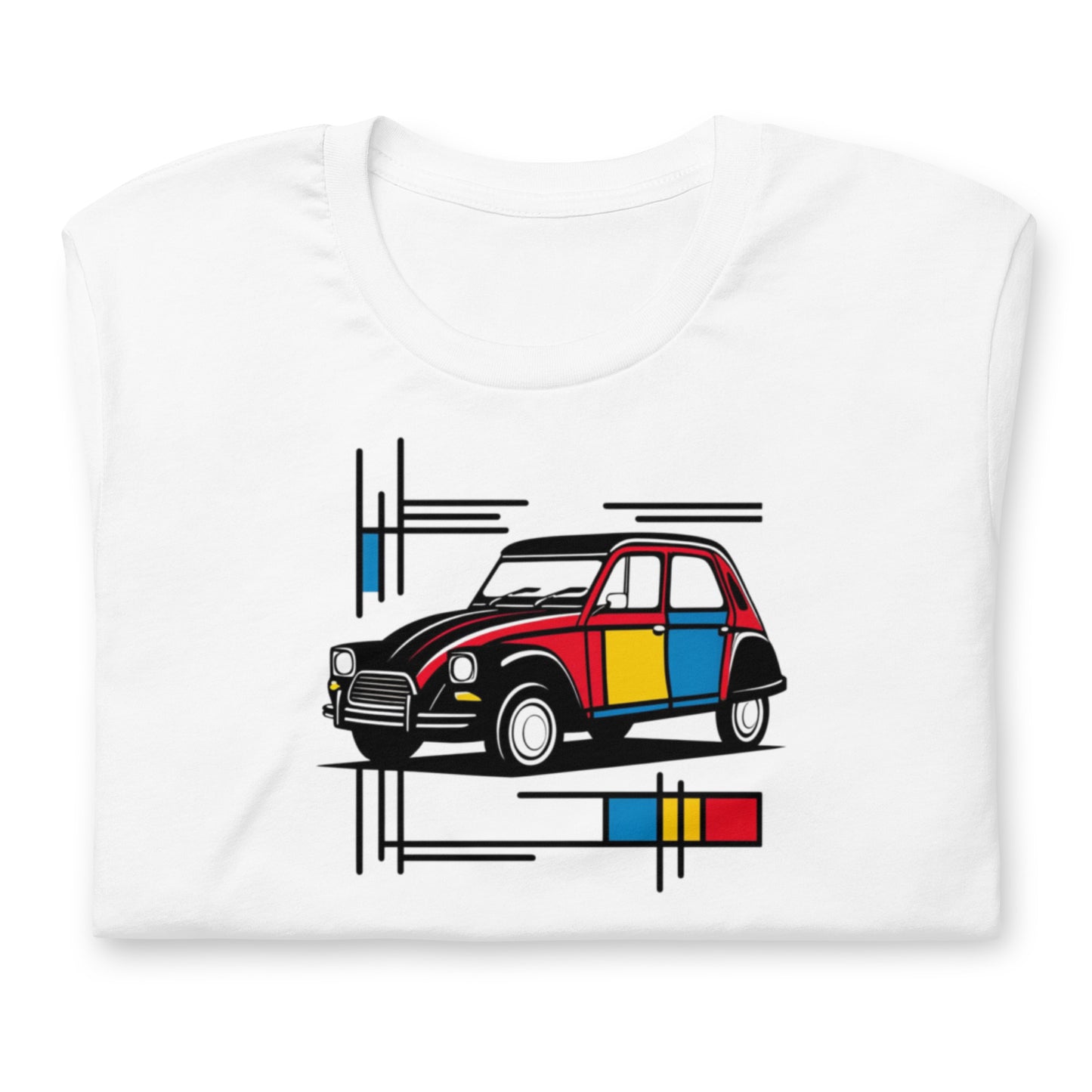 T-shirt "Collection Mondriaan – Citroën Dyane Color Classic"