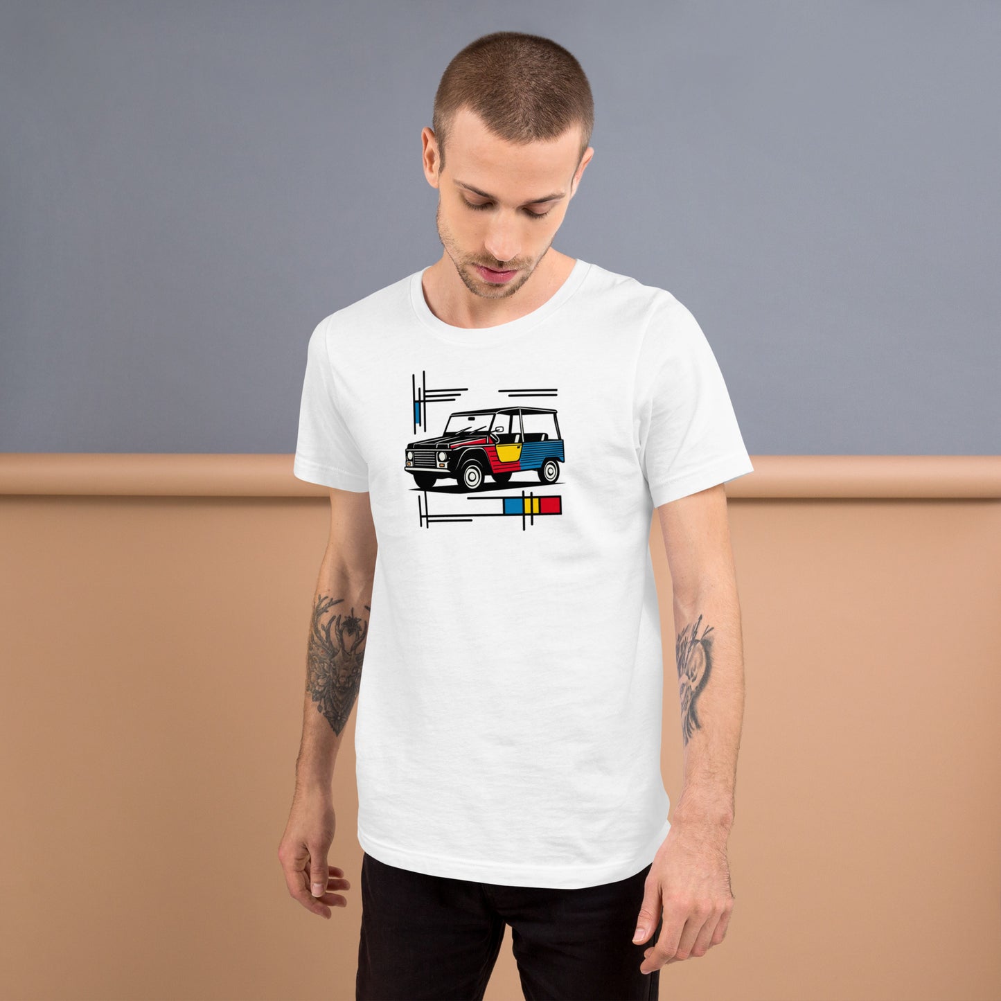 T-shirt “Mondriaan Collectie – Citroën Méhari Kleurenavontuur”