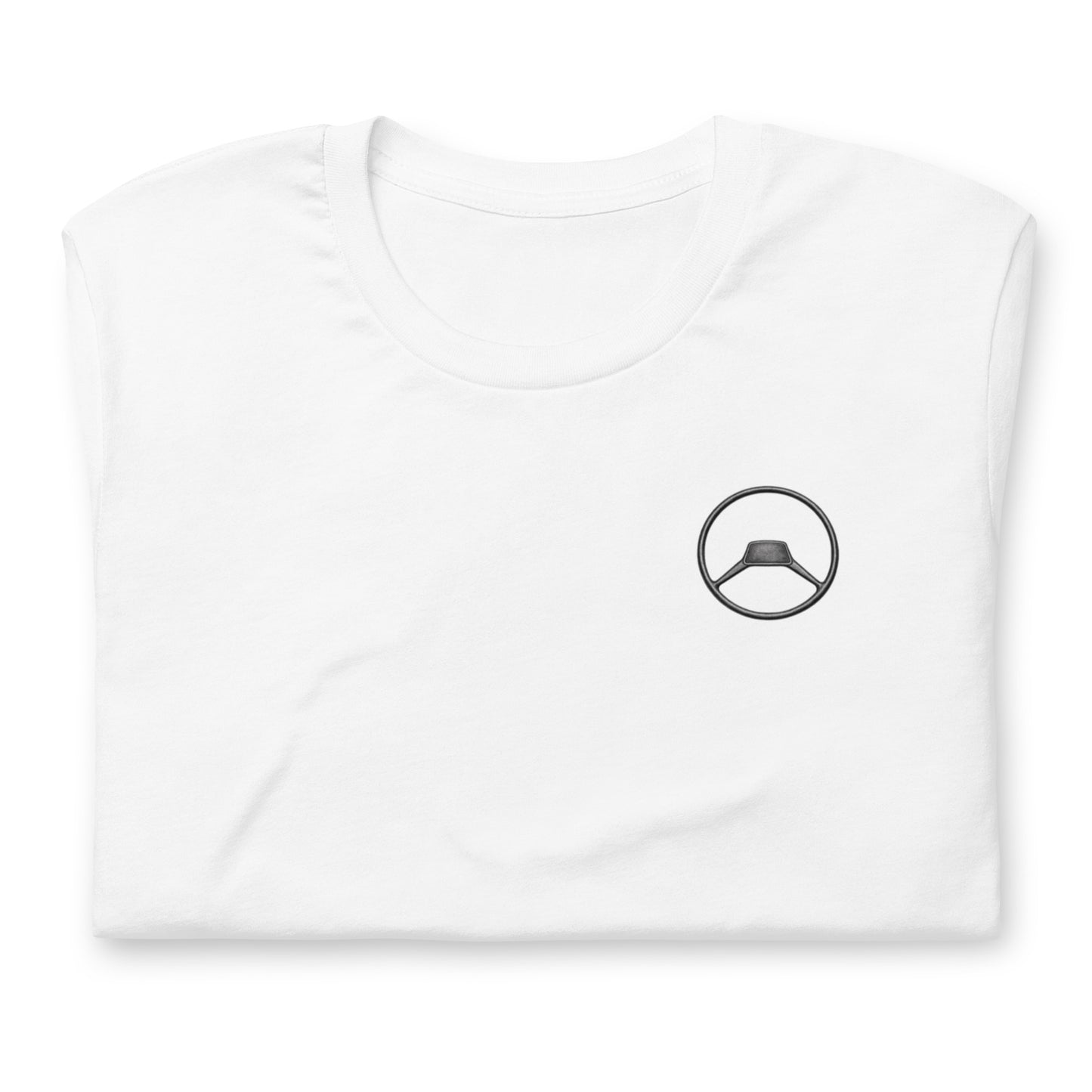 Unisex T-shirt met Citroën A-type Stuurwiel – Minimalistisch & Iconisch Design