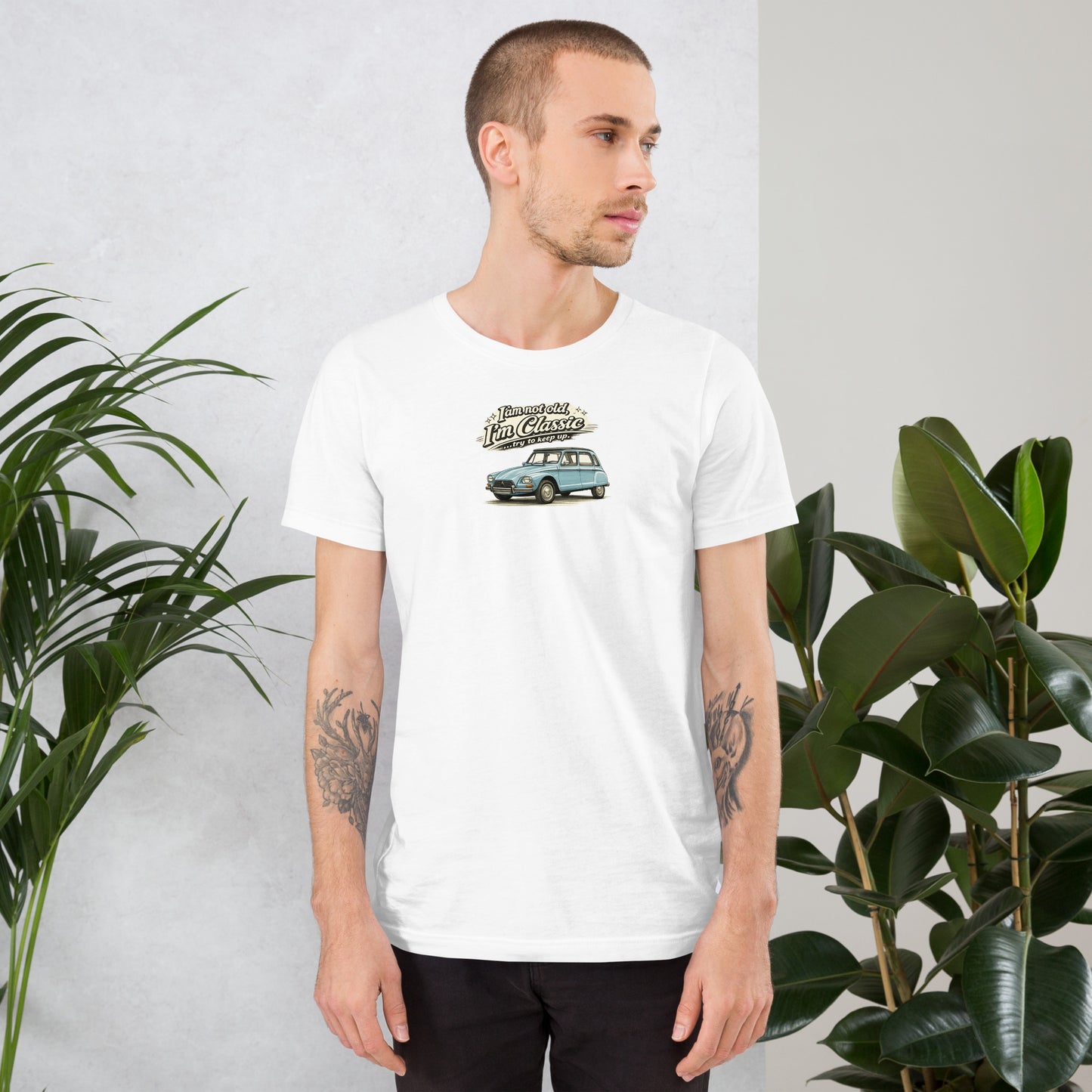 Citroën Dyane Classic T-shirt – Vintage Car Illustration | Classic Collection