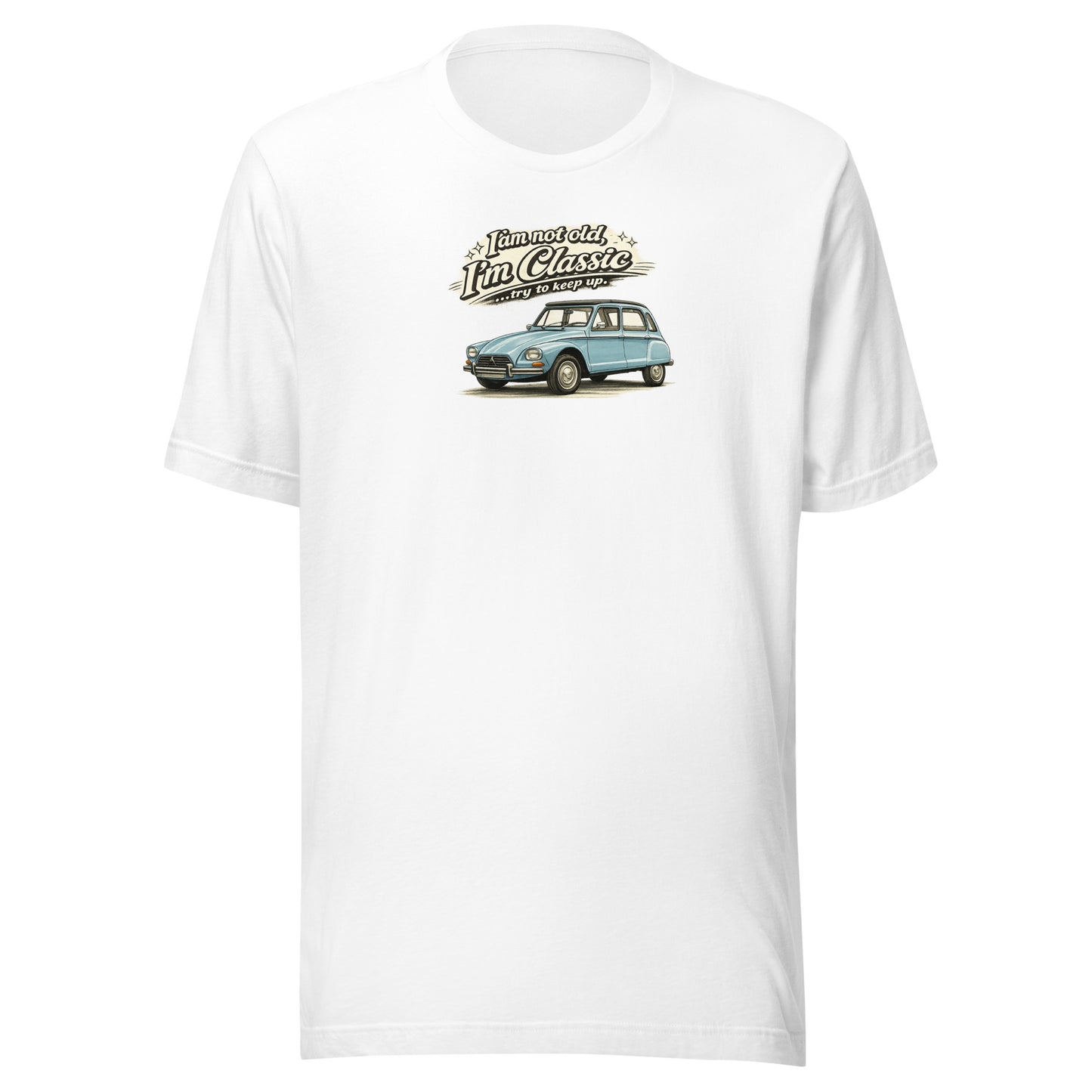 Citroën Dyane Classic T-shirt – Vintage Car Illustration | Classic Collection