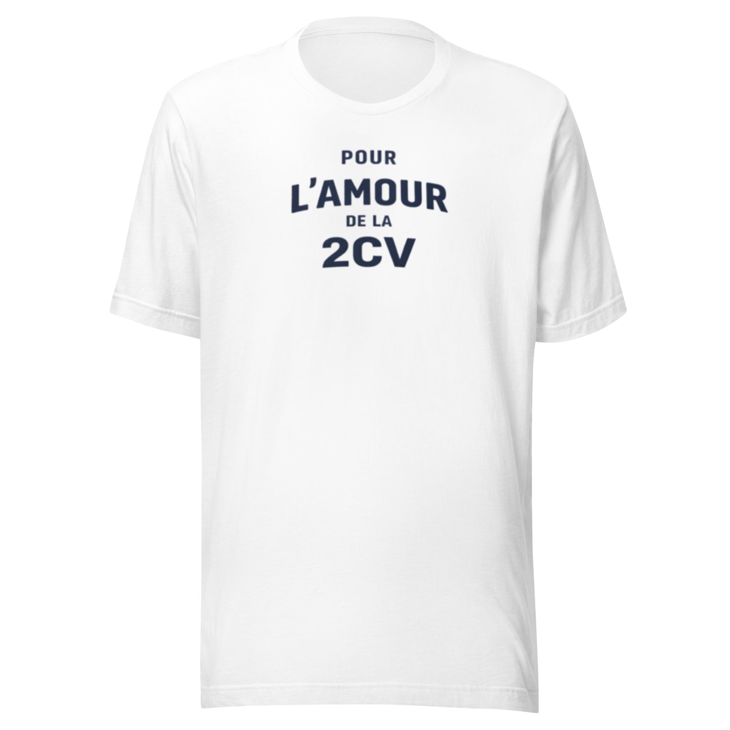 Pour l’Amour de la 2CV T-shirt – Minimalistisch Typografisch Design | L’amour Collectie