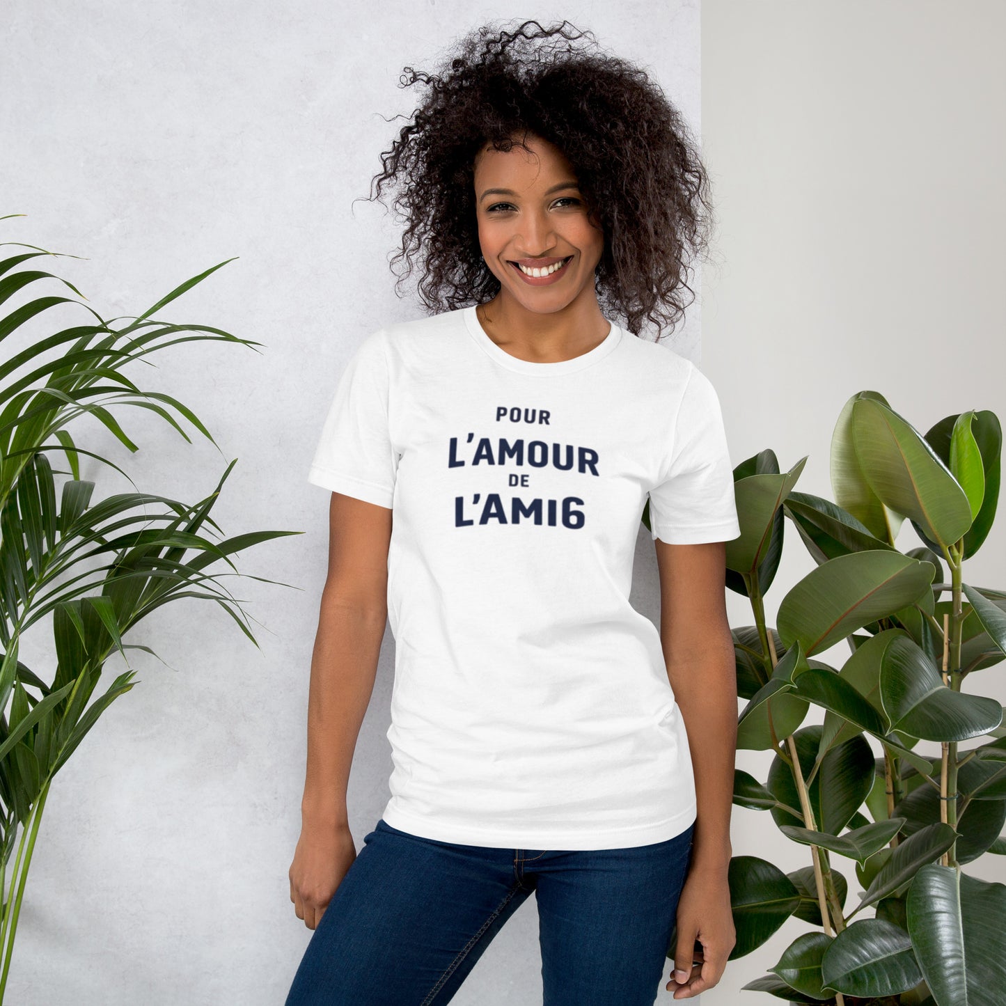T-shirt Pour l’Amour de l’AMI6 – Design typographique Citroën AMI6 | Collection L’amour