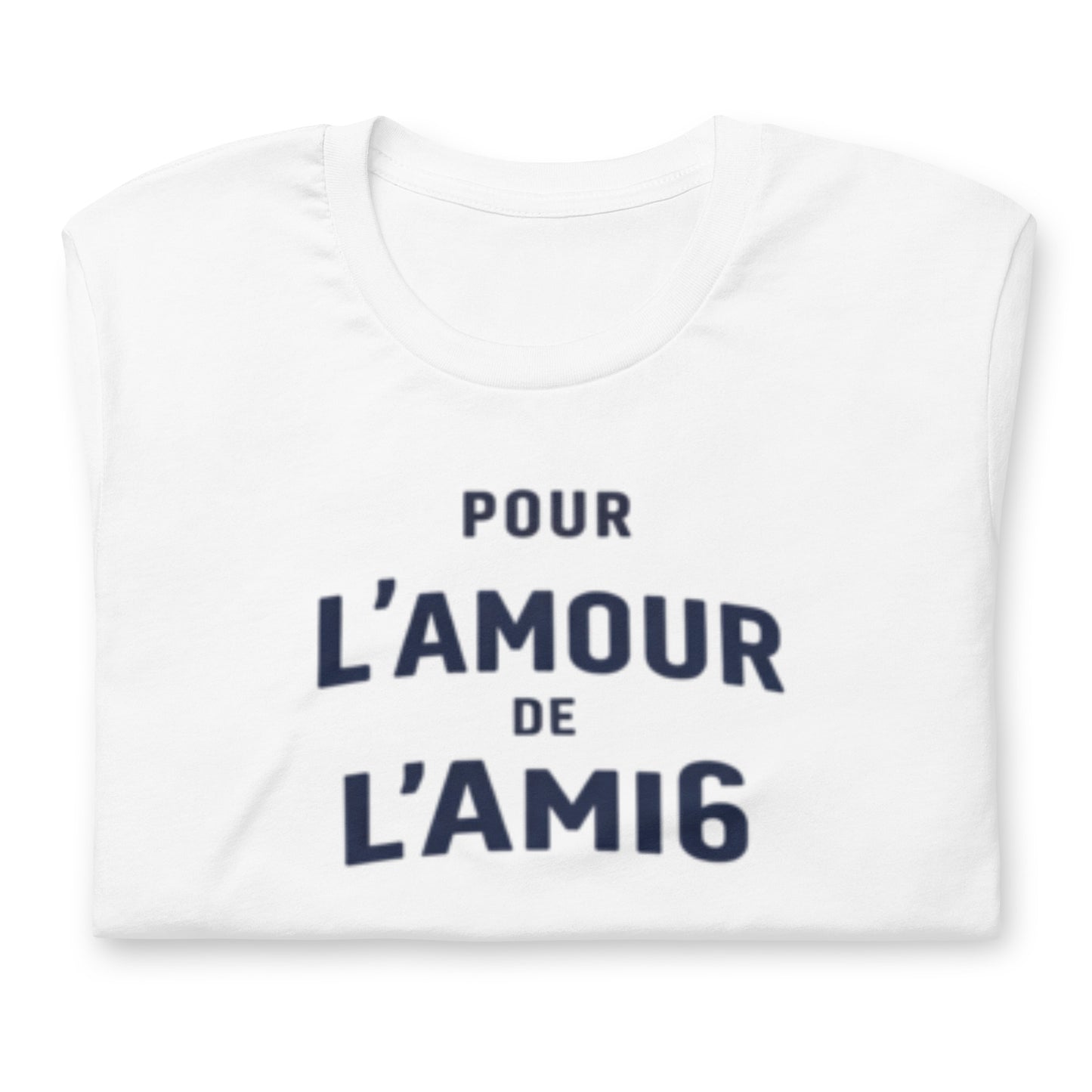 T-shirt Pour l’Amour de l’AMI6 – Design typographique Citroën AMI6 | Collection L’amour