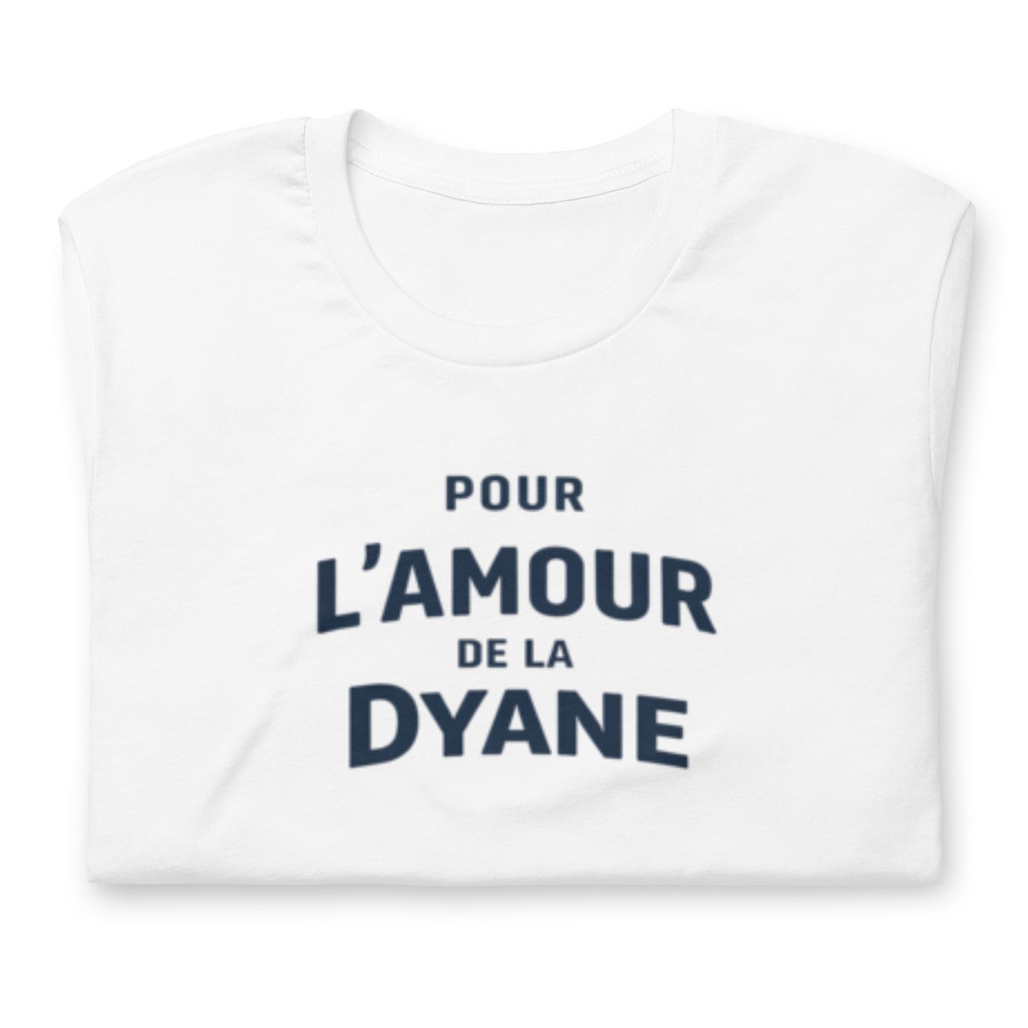For the Love of the Dyane T-shirt – Typographic Citroën Dyane Design | L'amour Collection