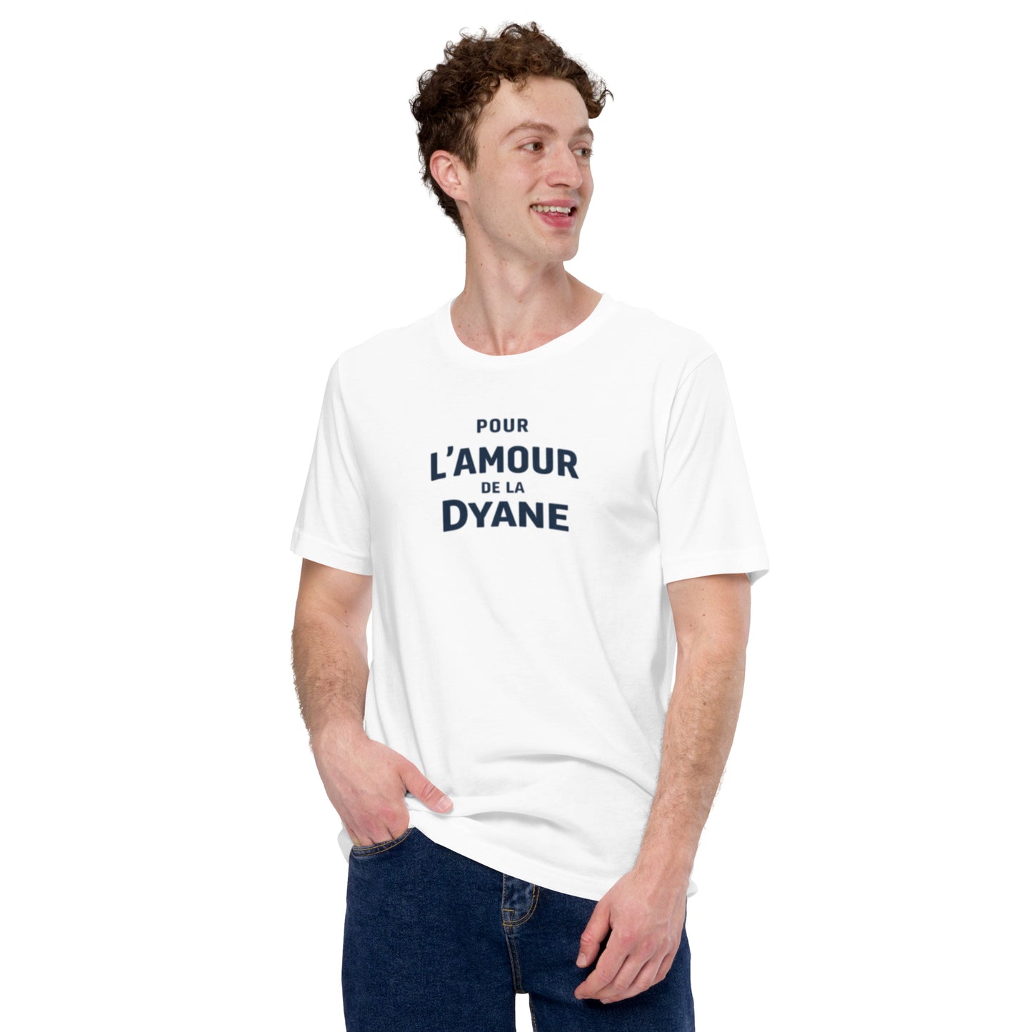 For the Love of the Dyane T-shirt – Typographic Citroën Dyane Design | L'amour Collection