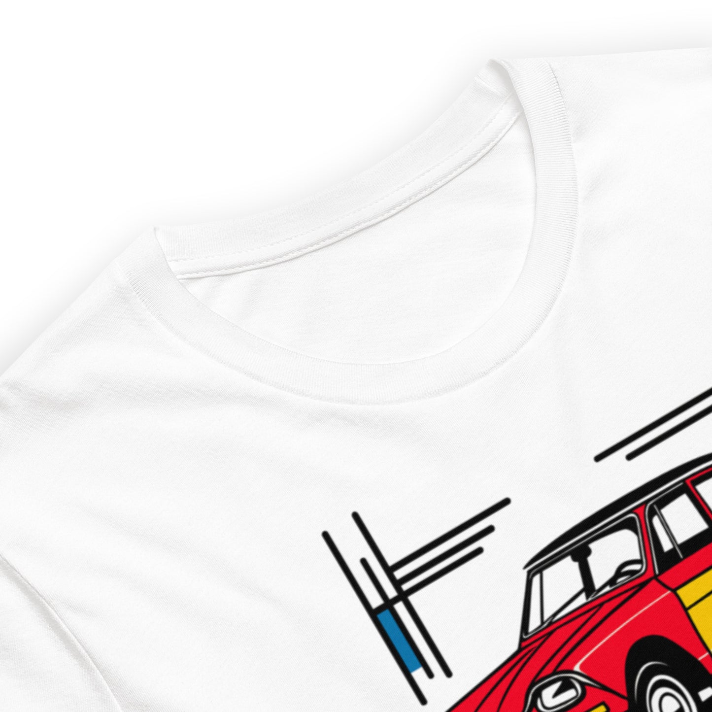 T-shirt "Collection Mondriaan – Citroën Ami 6 Couleurs Classiques"