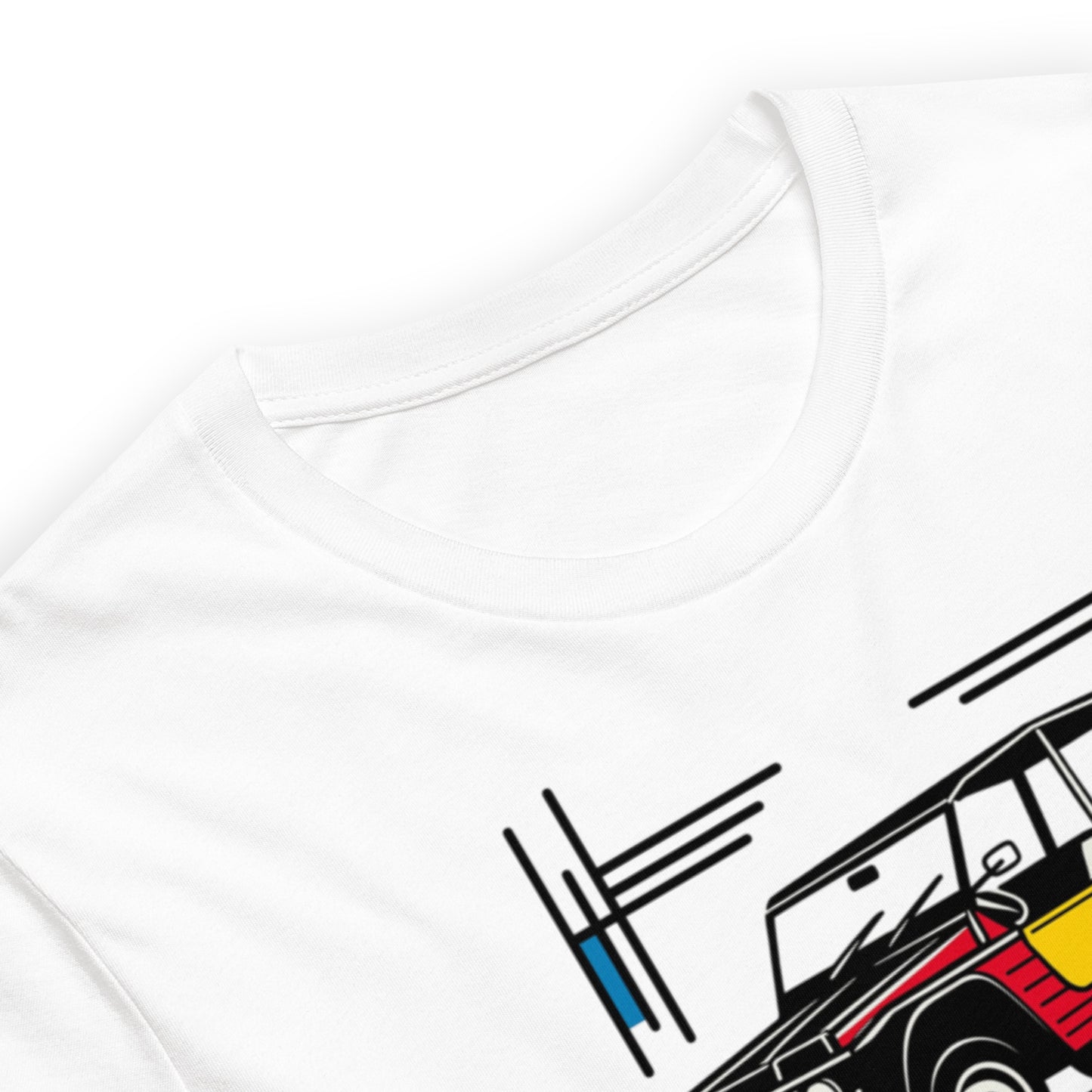 T-shirt “Mondriaan Collectie – Citroën Méhari Kleurenavontuur”