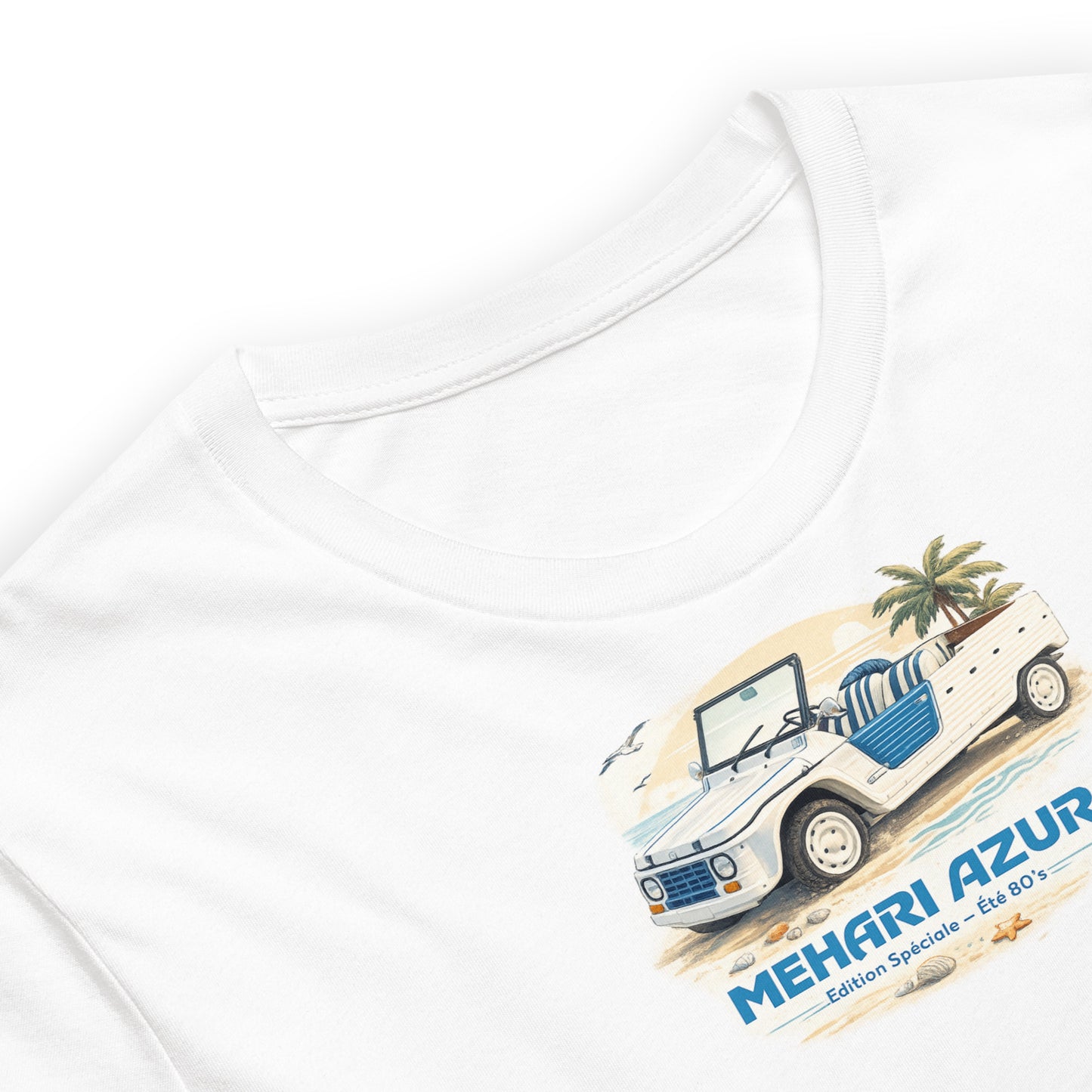 Citroën Méhari Azur – T-shirt graphique Summer Edition - Collection Spéciaux