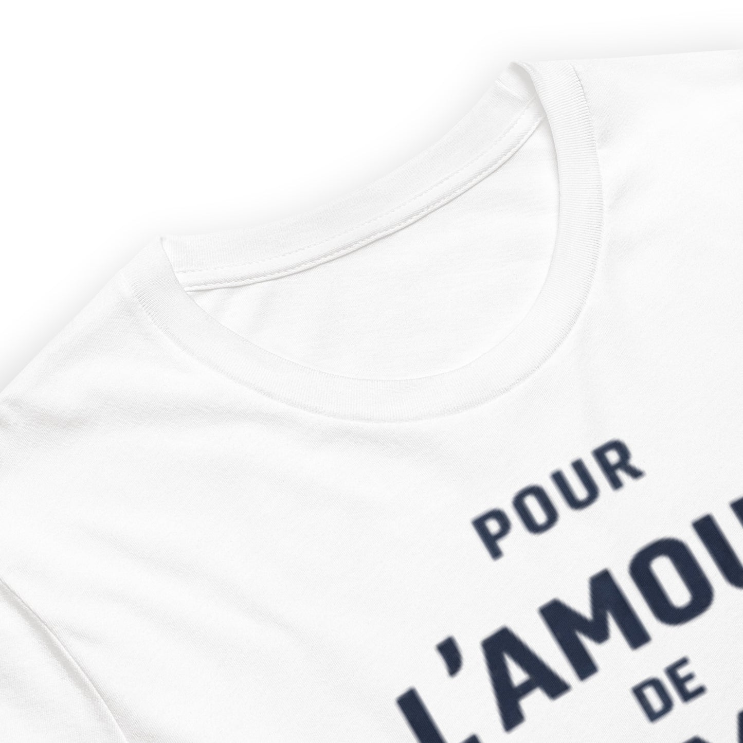 For the Love of the AMI8 T-shirt - Typographic Citroën AMI8 Design | L'amour Collection