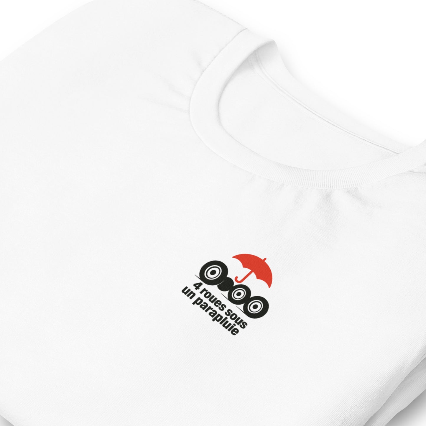 T-shirt « Quatre roues sous un parapluie – Hommage à la Citroën 2CV »