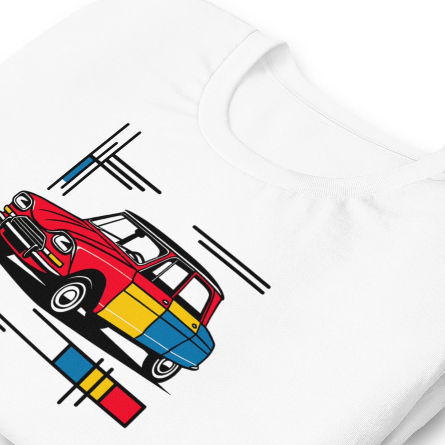 T-shirt "Collection Mondriaan – Citroën Ami 6 Couleurs Classiques"