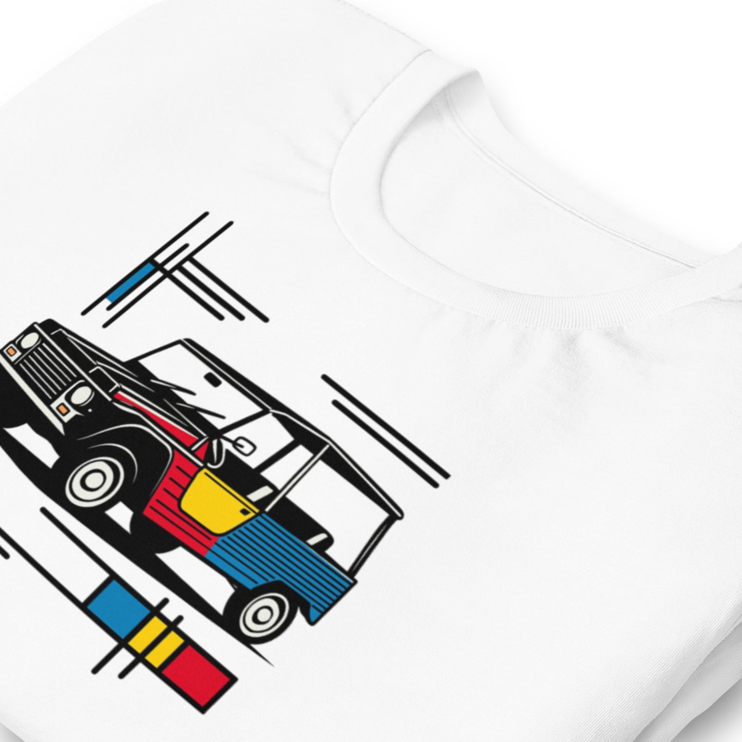 T-shirt “Mondriaan Collectie – Citroën Méhari Kleurenavontuur”