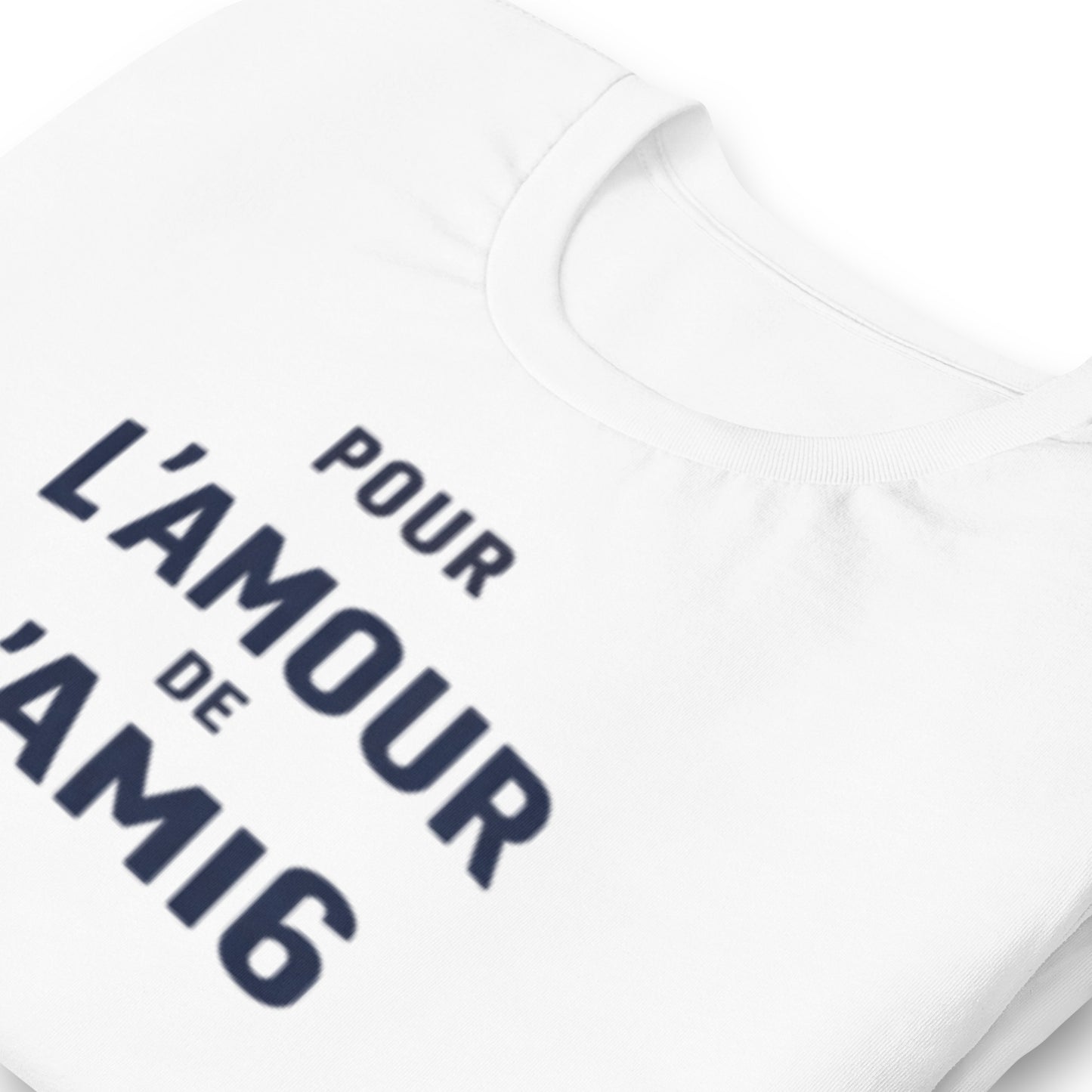 T-shirt Pour l’Amour de l’AMI6 – Design typographique Citroën AMI6 | Collection L’amour