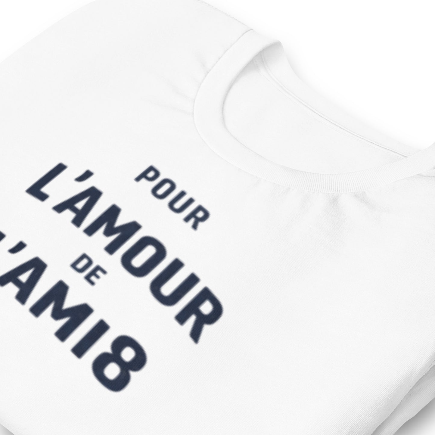 For the Love of the AMI8 T-shirt - Typographic Citroën AMI8 Design | L'amour Collection