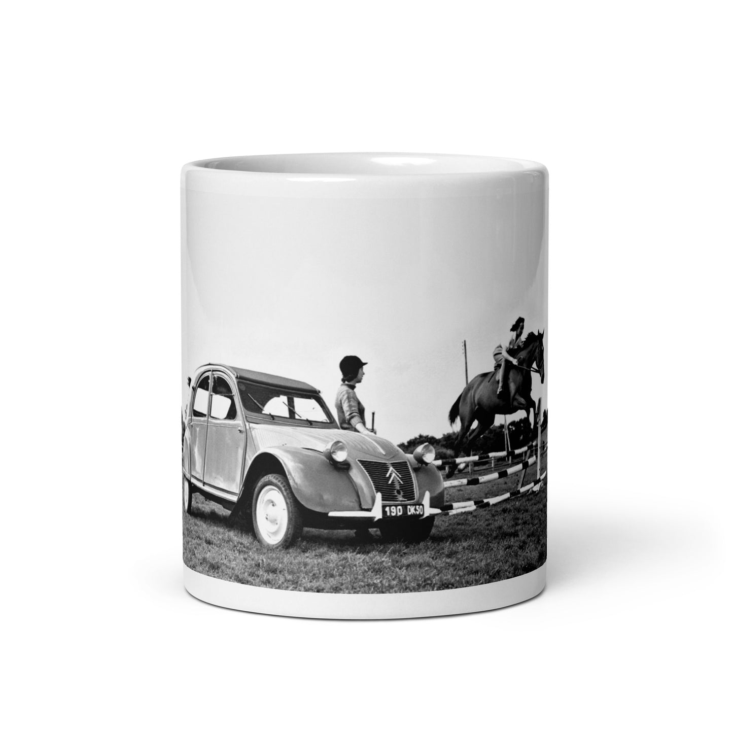 Jokey with Citroën 2cv White glossy mug available in different sizes