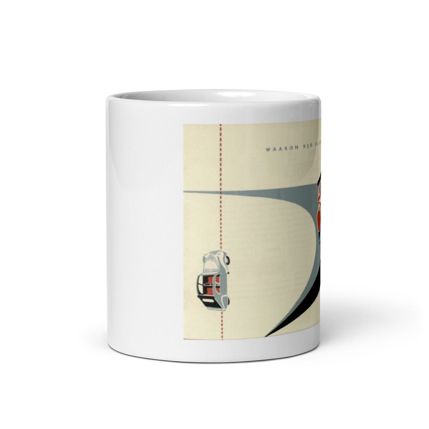 Why do I drive a 2cv white glossy mug - 300 ml