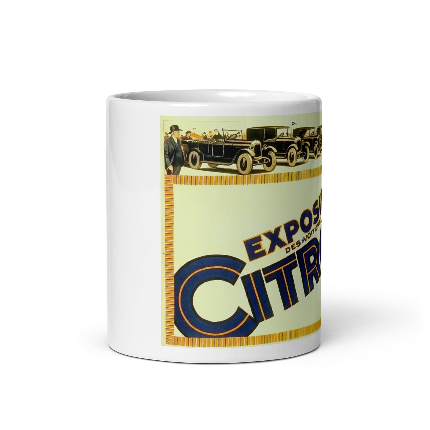 Vintage publi Exposition des # voitures Citroën mug - 300 ml