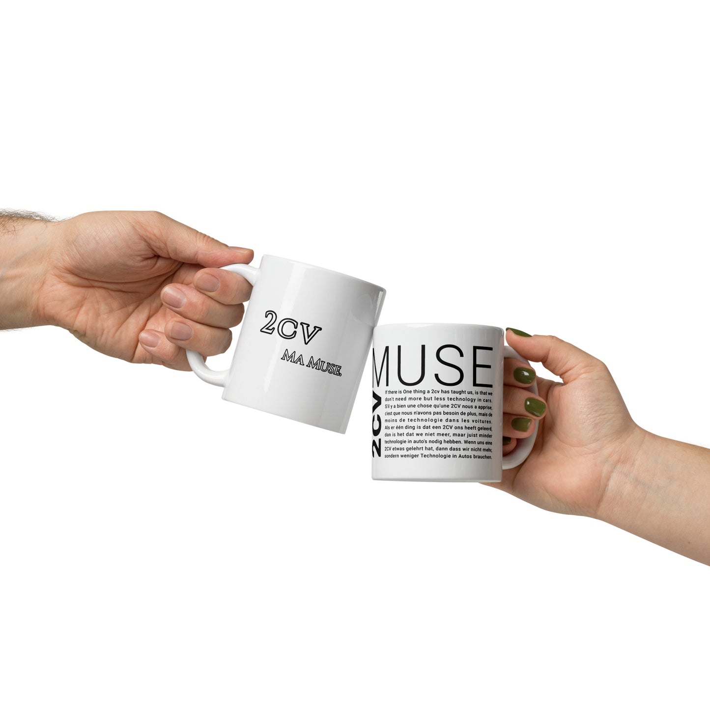 Mug 2CV Ma Muse – Retour aux fondamentaux de la conduite ! - 300 ml