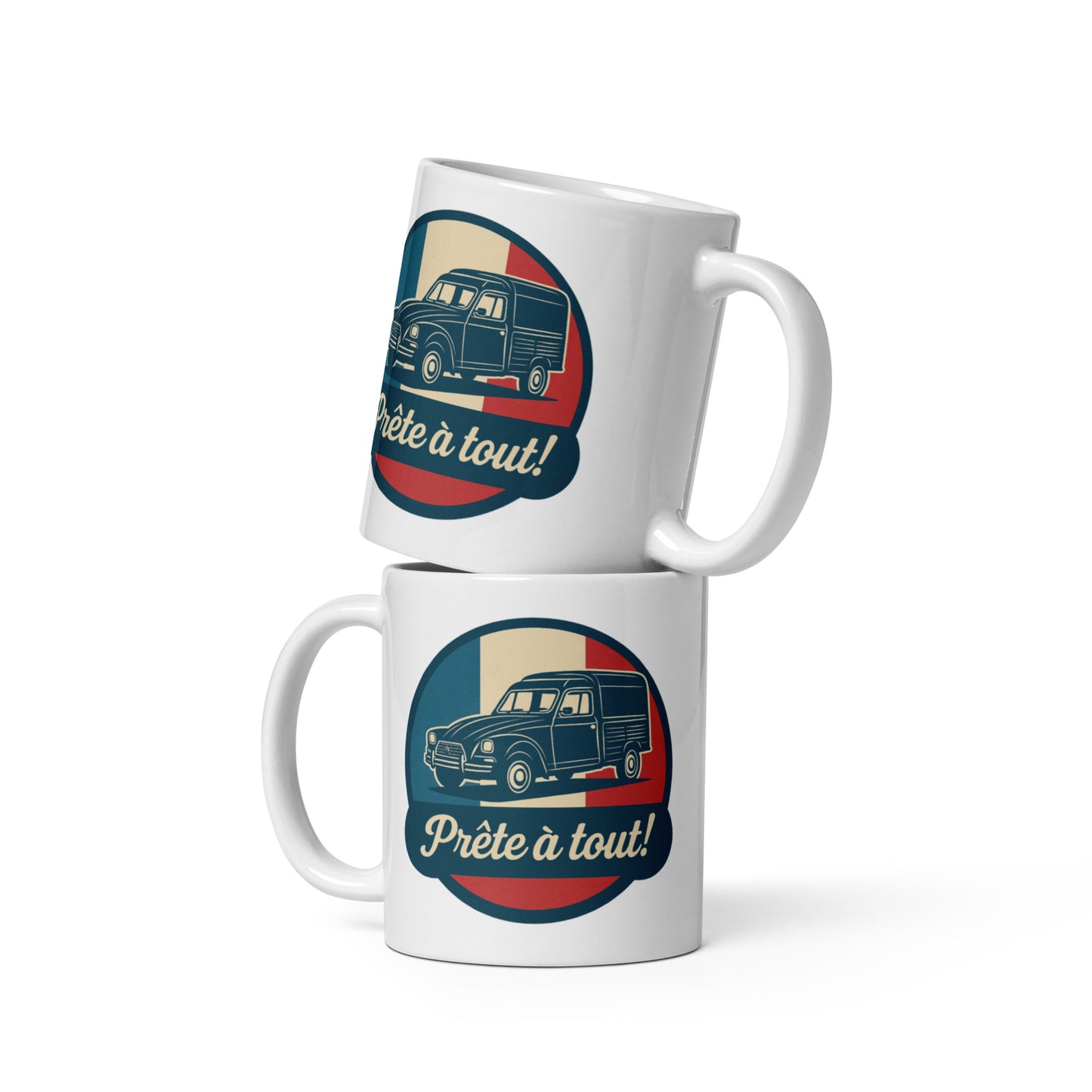 ☕ Mug “Prête à tout!” – For every sip full of character