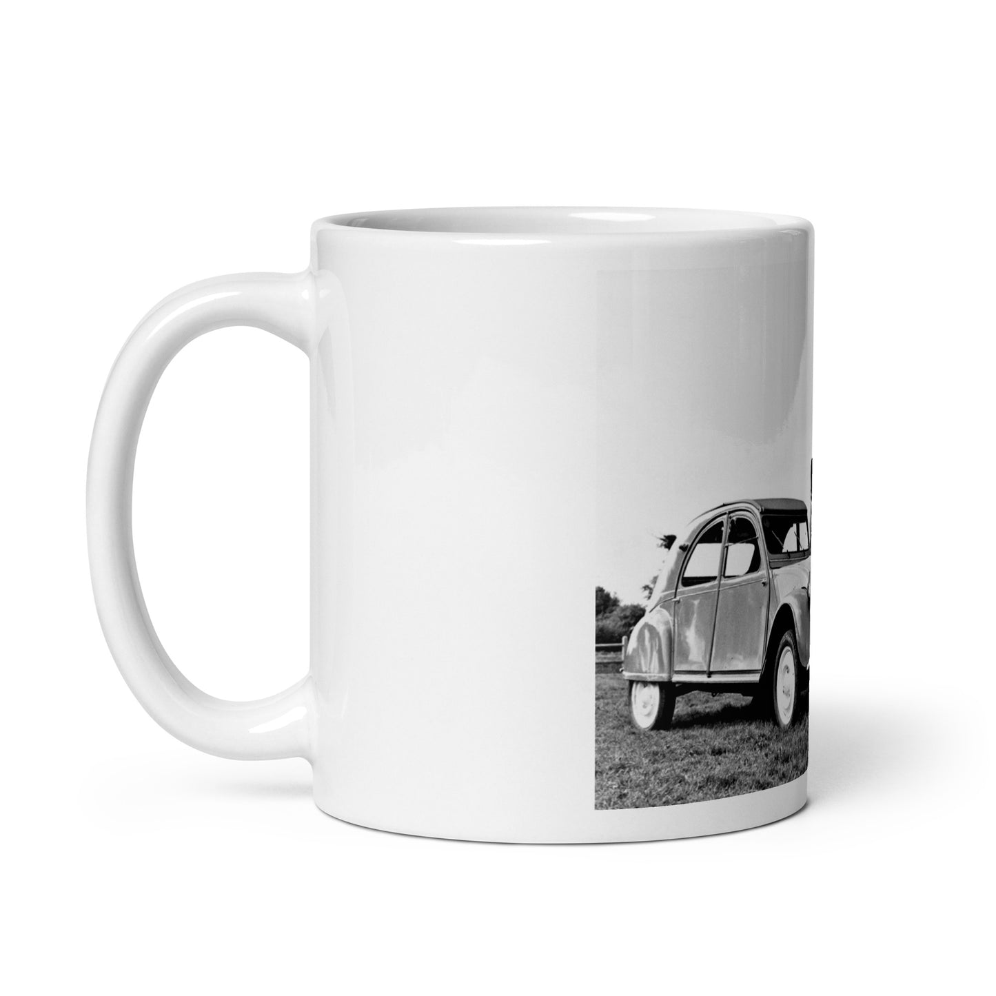 Jokey with Citroën 2cv White glossy mug available in different sizes