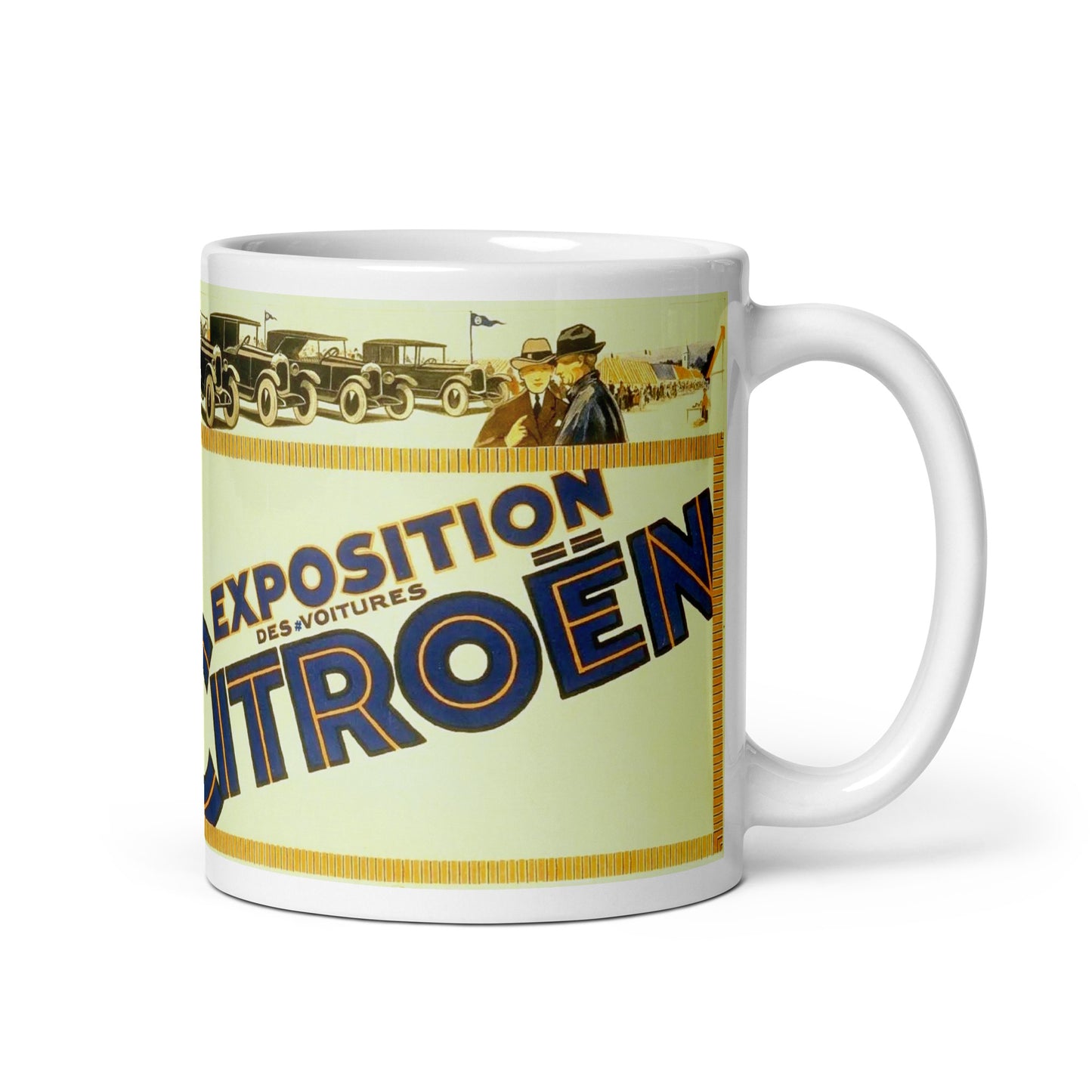 Vintage publi Exposition des # voitures Citroën mug - 300 ml