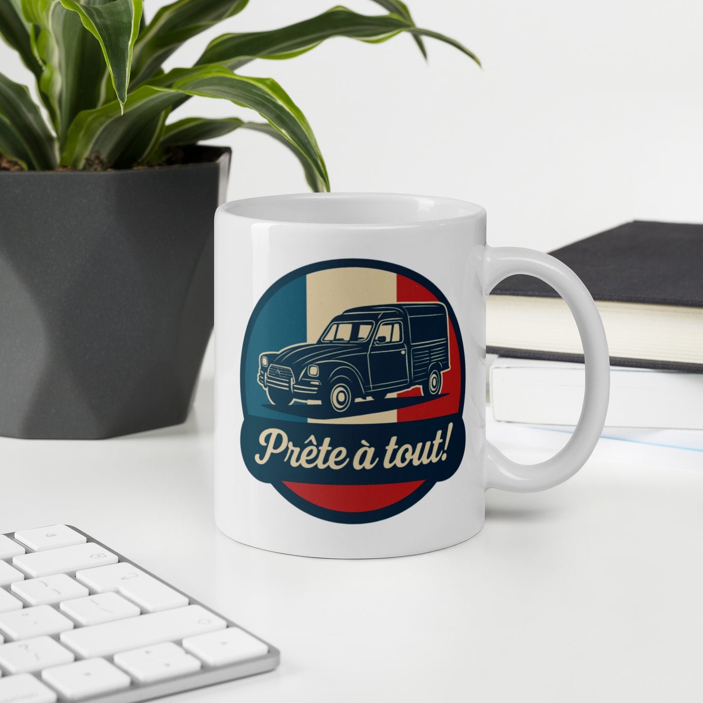 ☕ Mug “Prête à tout!” – For every sip full of character