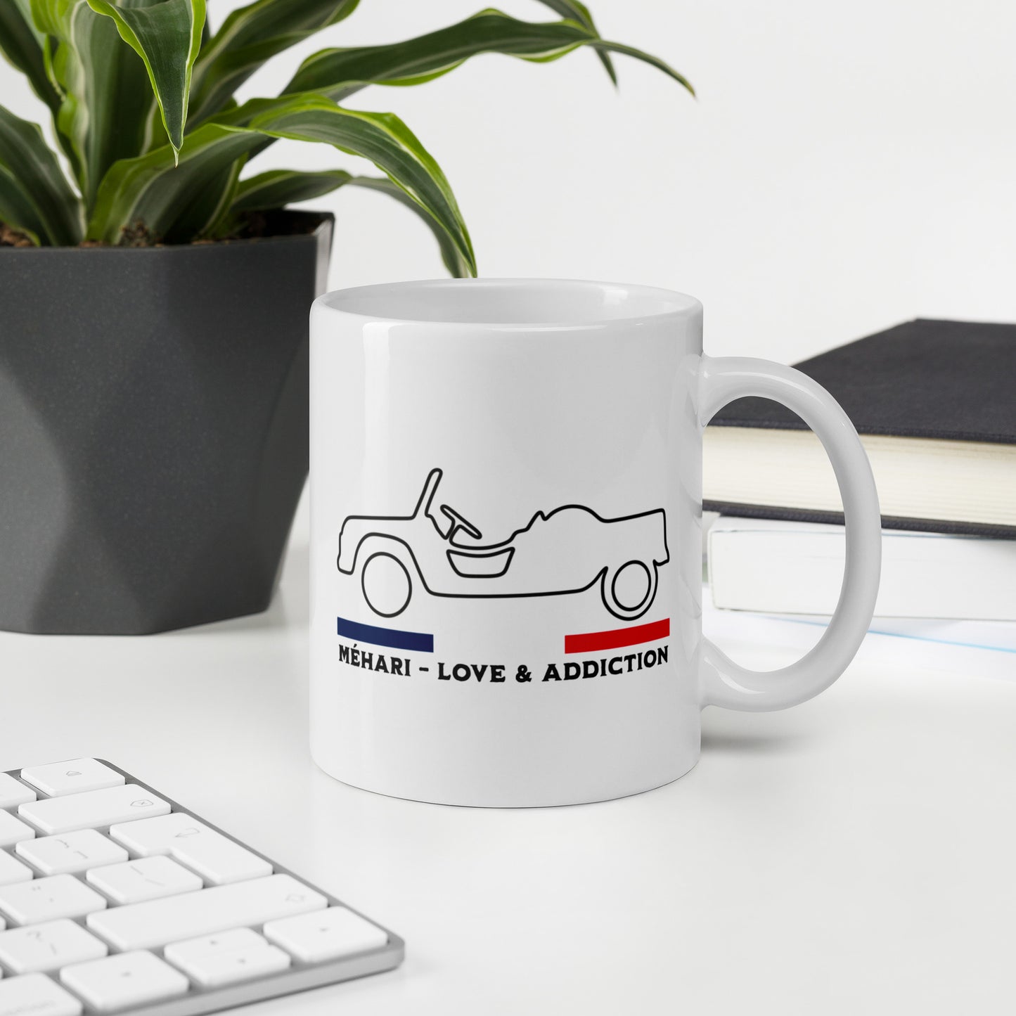 ☕ Mug en céramique « Méhari – Amour et Addiction » | Pour l'Esprit Libre