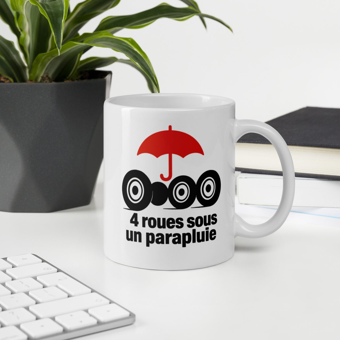 Mug 4 Roues Sous Un Parapluie – Playful, stylish and always ready for a warm moment