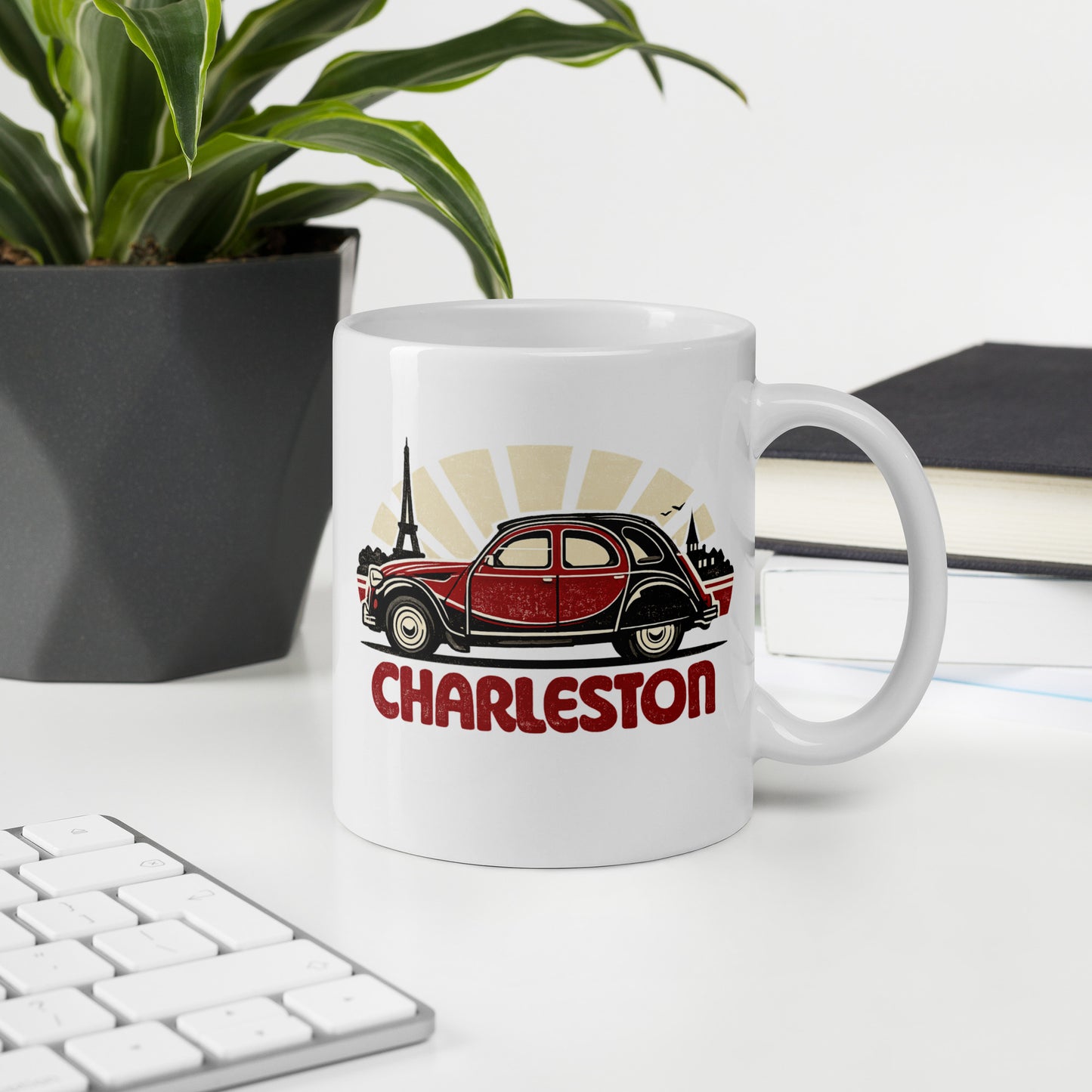 Ceramic Mug 2CV Charleston – Vintage Illustration | Specials Collection