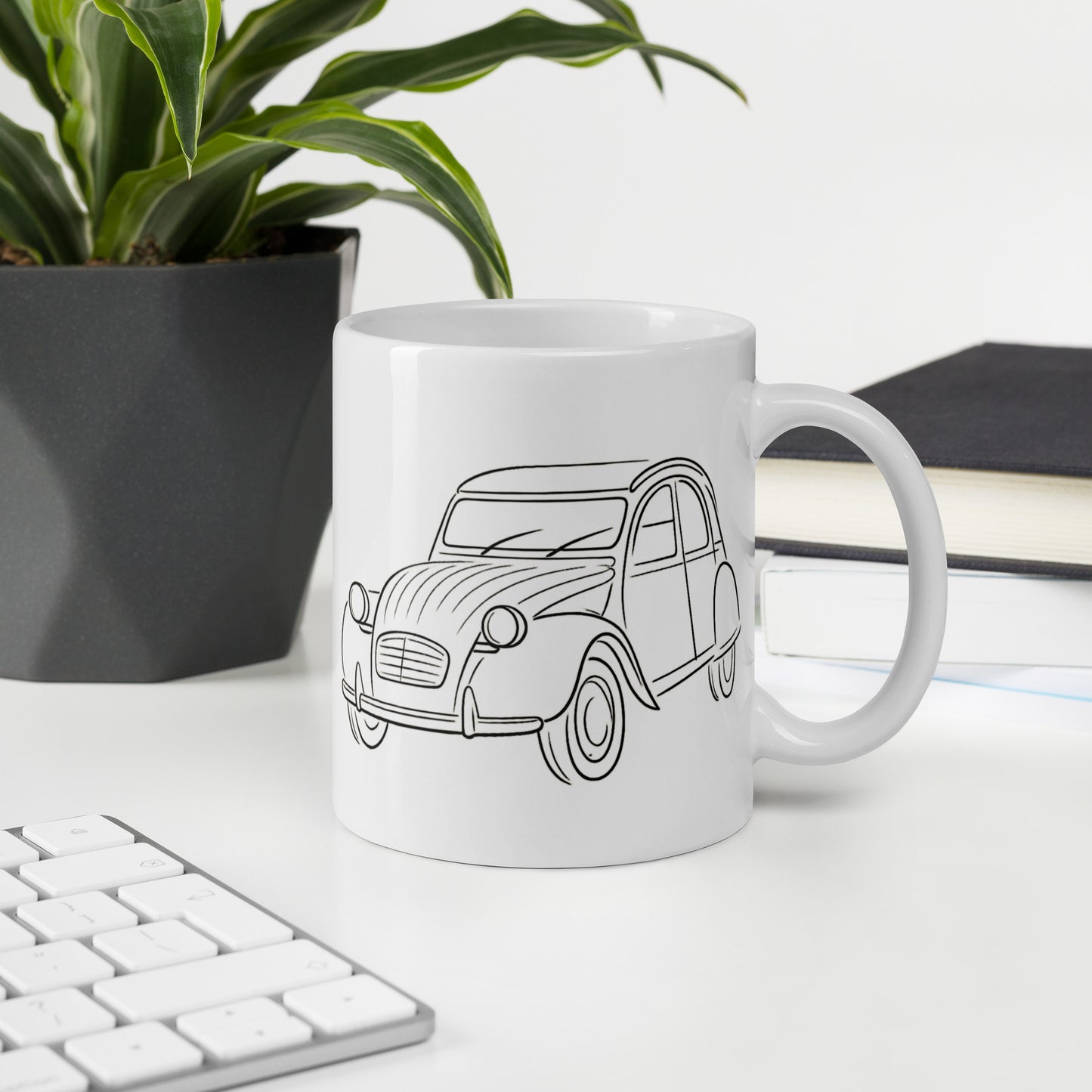 Citroën 2CV Mug – More Memories Than Horsepower | Ceramic Coffee Mug for 2CV Enthusiasts